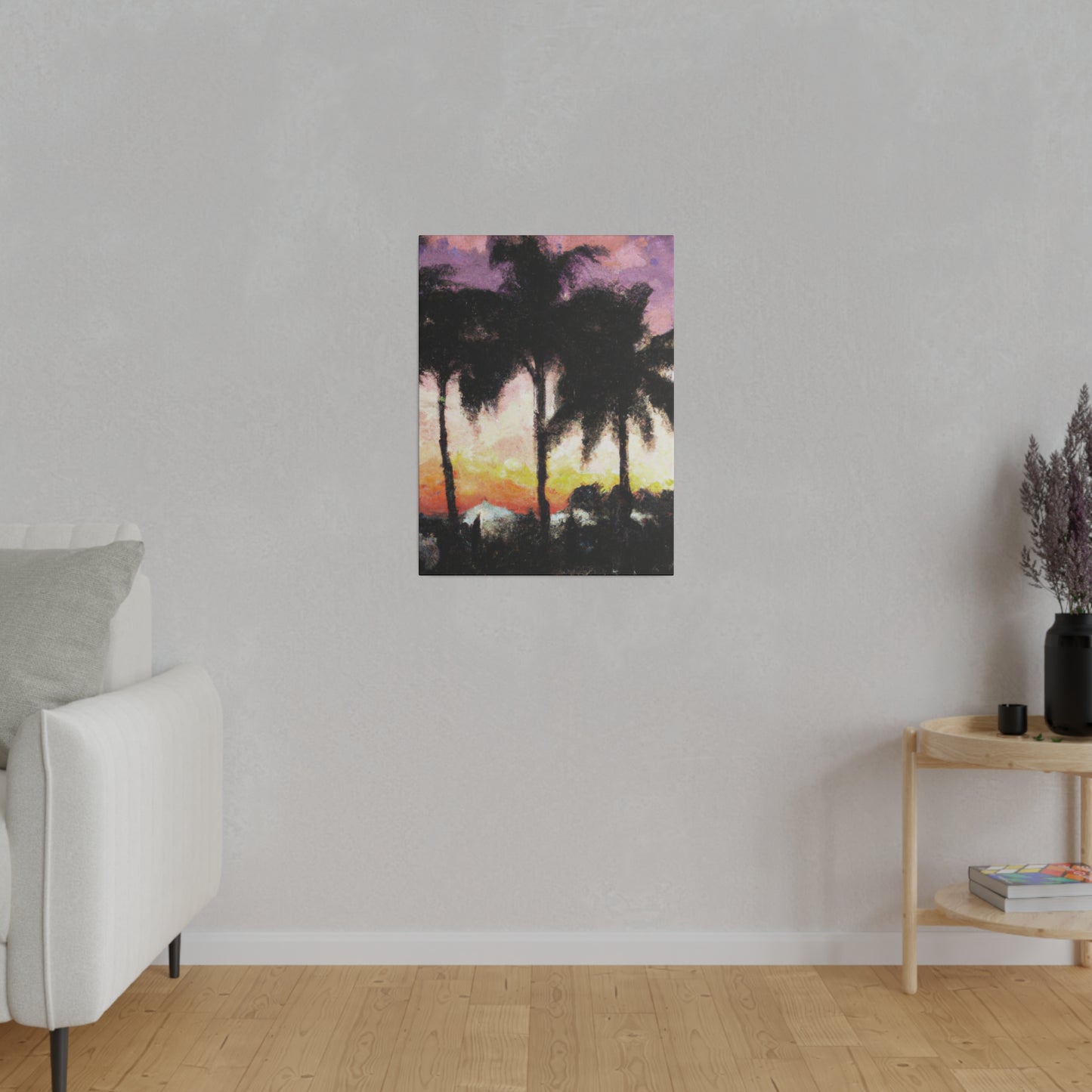 8185A - Miami Beach Sunset Painting Print | Miami | Beach | Sunset | Poster | Home Decor | Wall Art | Canvas