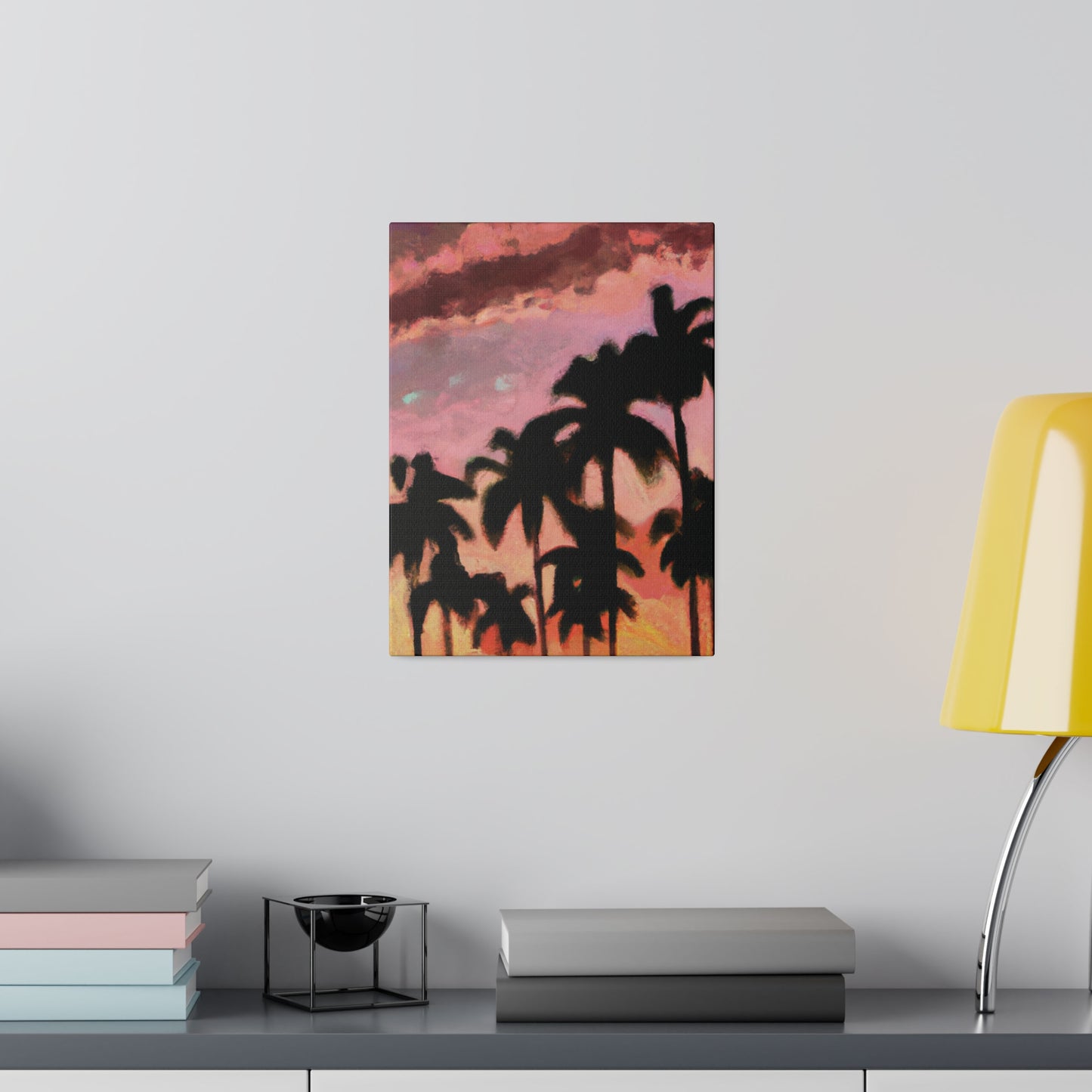 8559Q - Miami Beach Sunset Painting Print | Miami | Beach | Sunset | Poster | Home Decor | Wall Art | Canvas