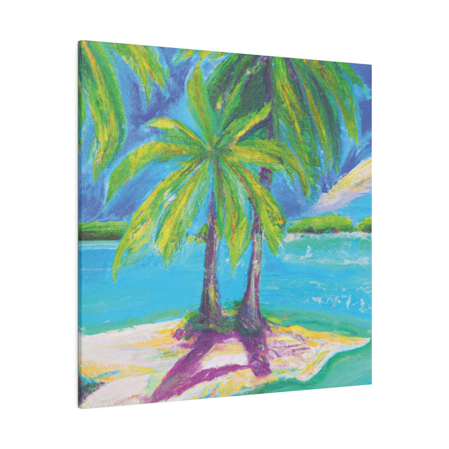 6632P - Bahamas Ocean Painting Print | Bahamas | Ocean | Beach | Poster | Home Decor | Wall Art | Canvas