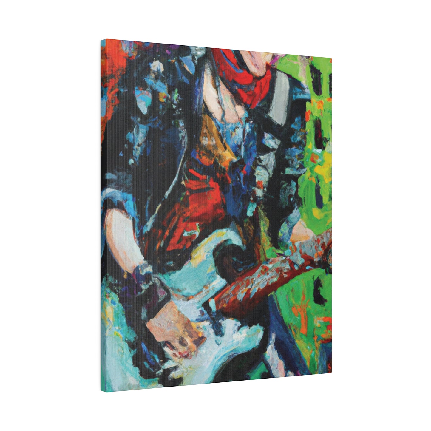 4485G - Rockstar Oil Painting Style Print | Poster | Home Decor | Wall Art | Music Art | Canvas