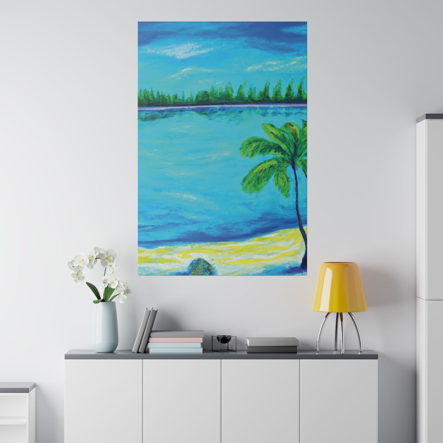 7122L - Bahamas Ocean Painting Print | Bahamas | Ocean | Beach | Poster | Home Decor | Wall Art | Canvas