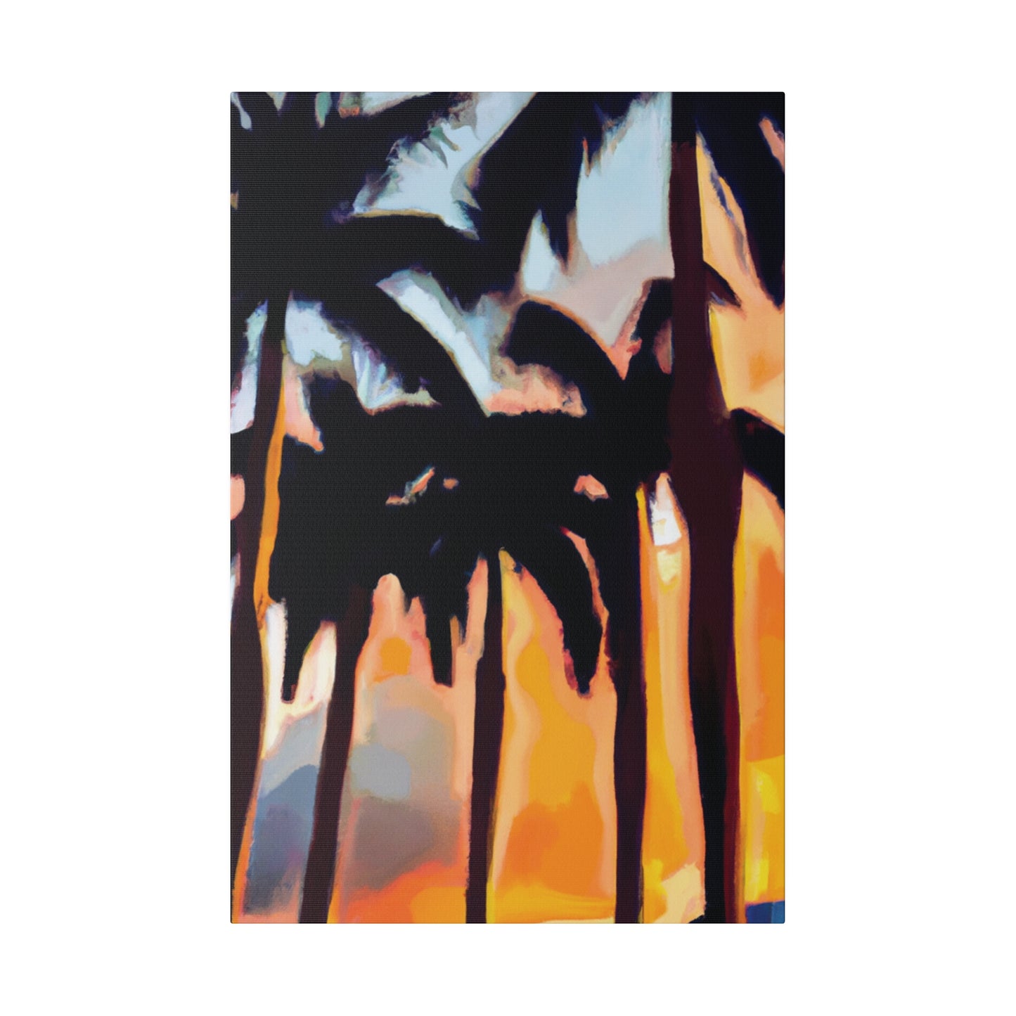 5642H - Miami Beach Sunset Painting Print | Miami | Beach | Sunset | Poster | Home Decor | Wall Art | Canvas