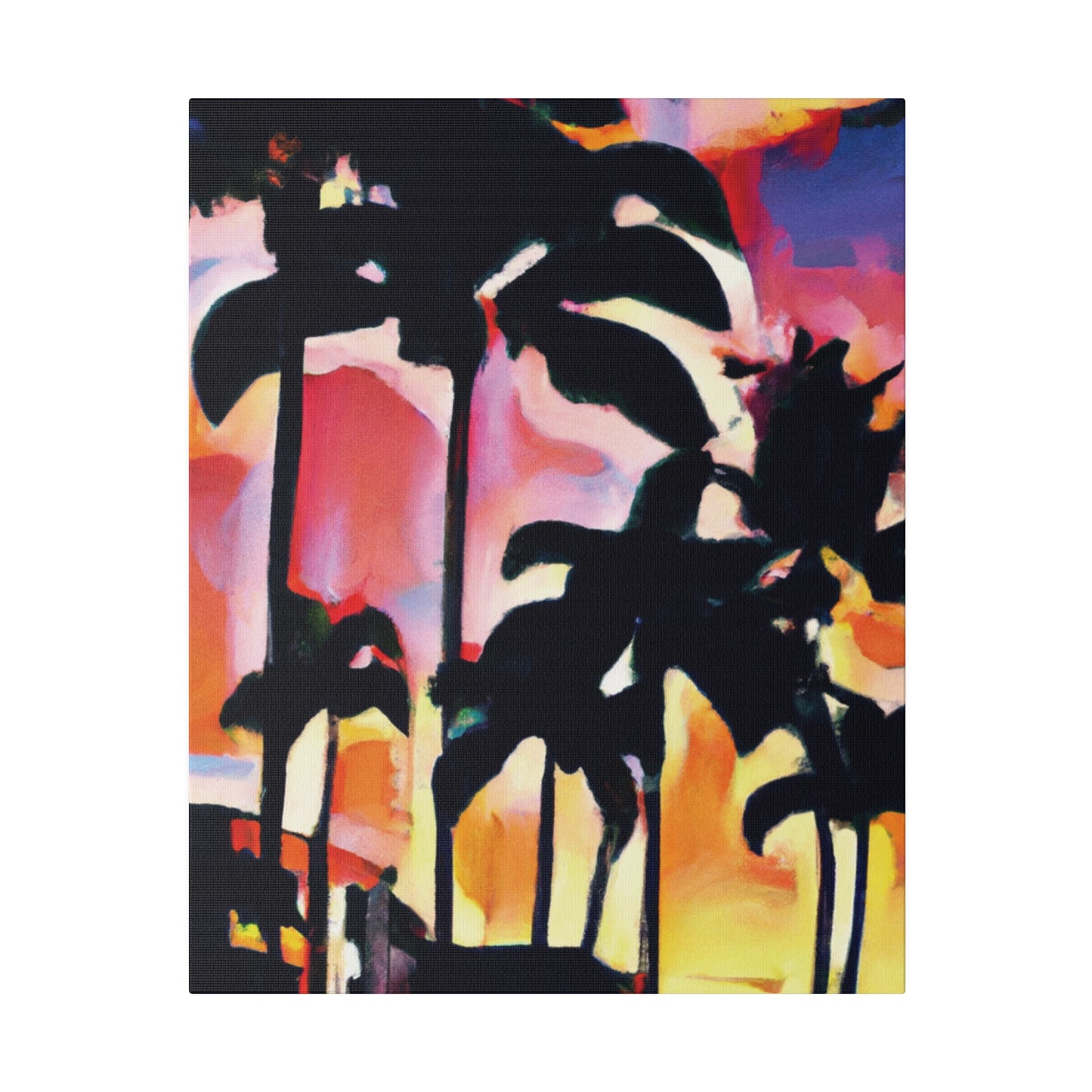 4986G - Miami Beach Sunset Painting Print | Miami | Beach | Sunset | Poster | Home Decor | Wall Art | Canvas