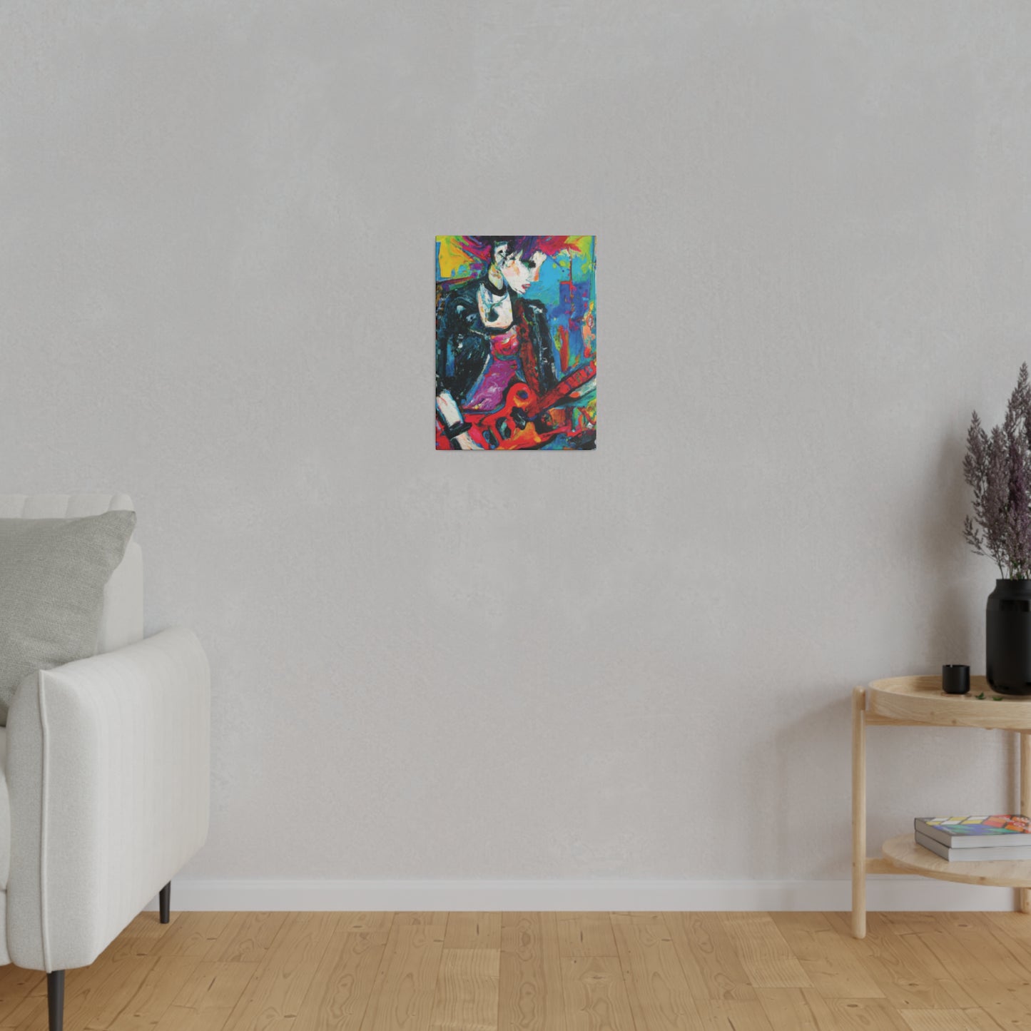 9051F - Rockstar Oil Painting Style Print | Poster | Home Decor | Wall Art | Music Art | Canvas
