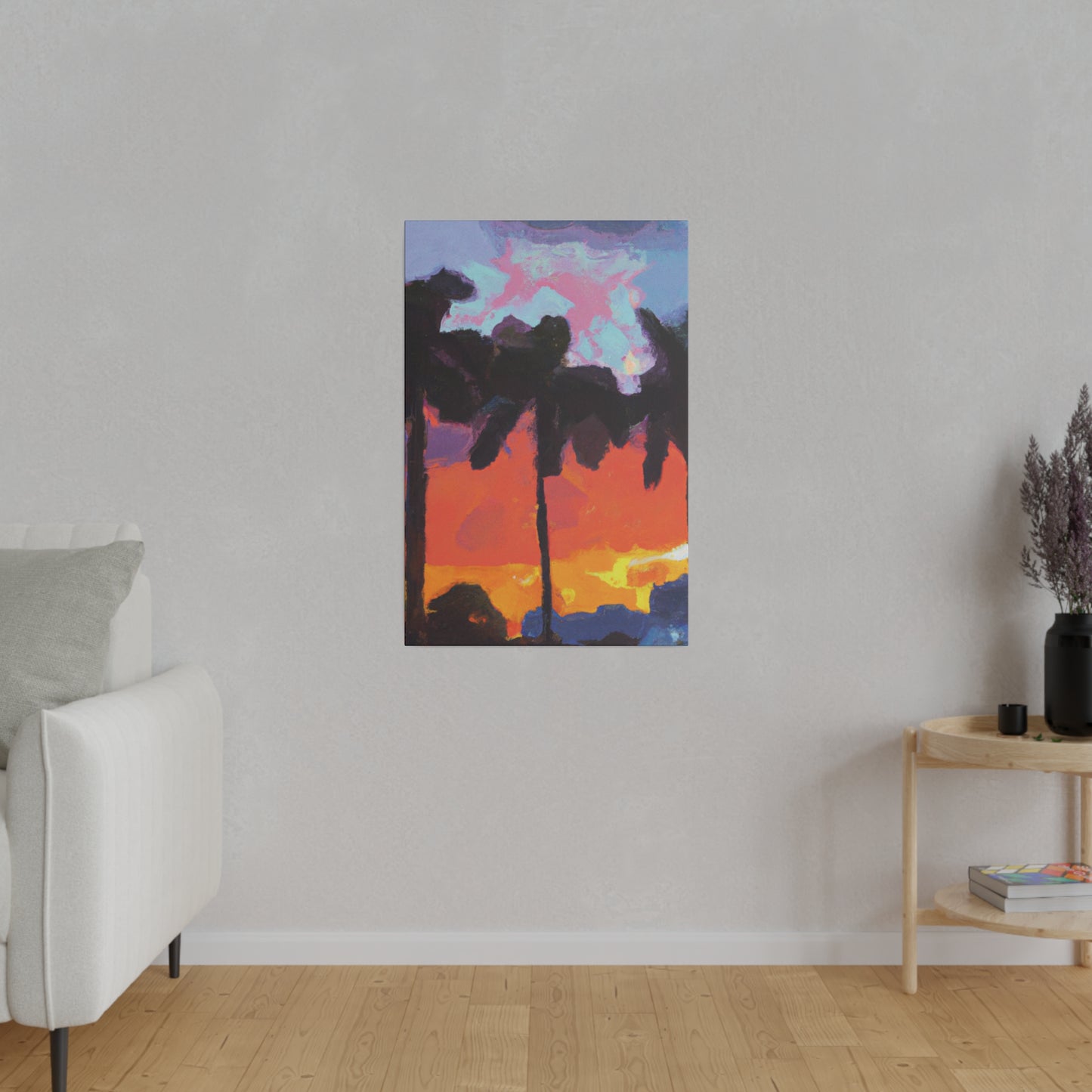 9276D - Miami Beach Sunset Painting Print | Miami | Beach | Sunset | Poster | Home Decor | Wall Art | Canvas