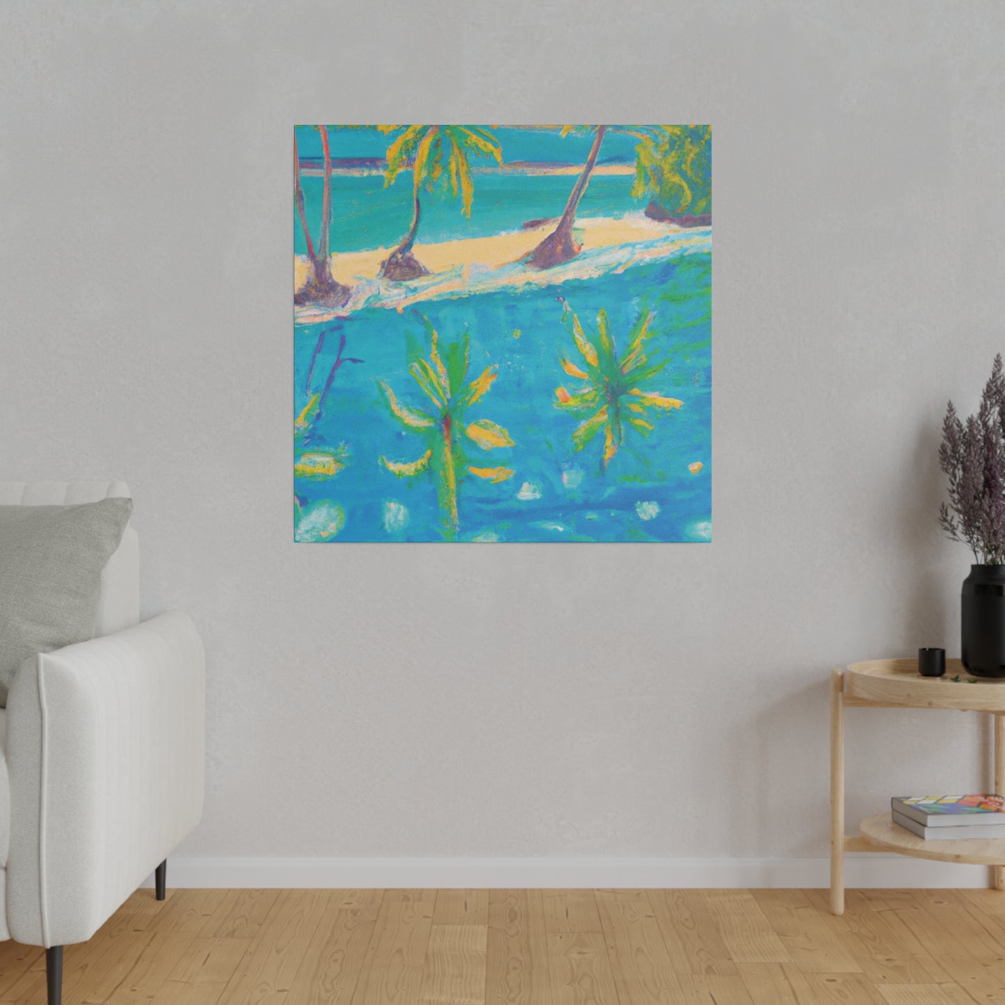 4825R - Bahamas Ocean Painting Print | Bahamas | Ocean | Beach | Poster | Home Decor | Wall Art | Canvas