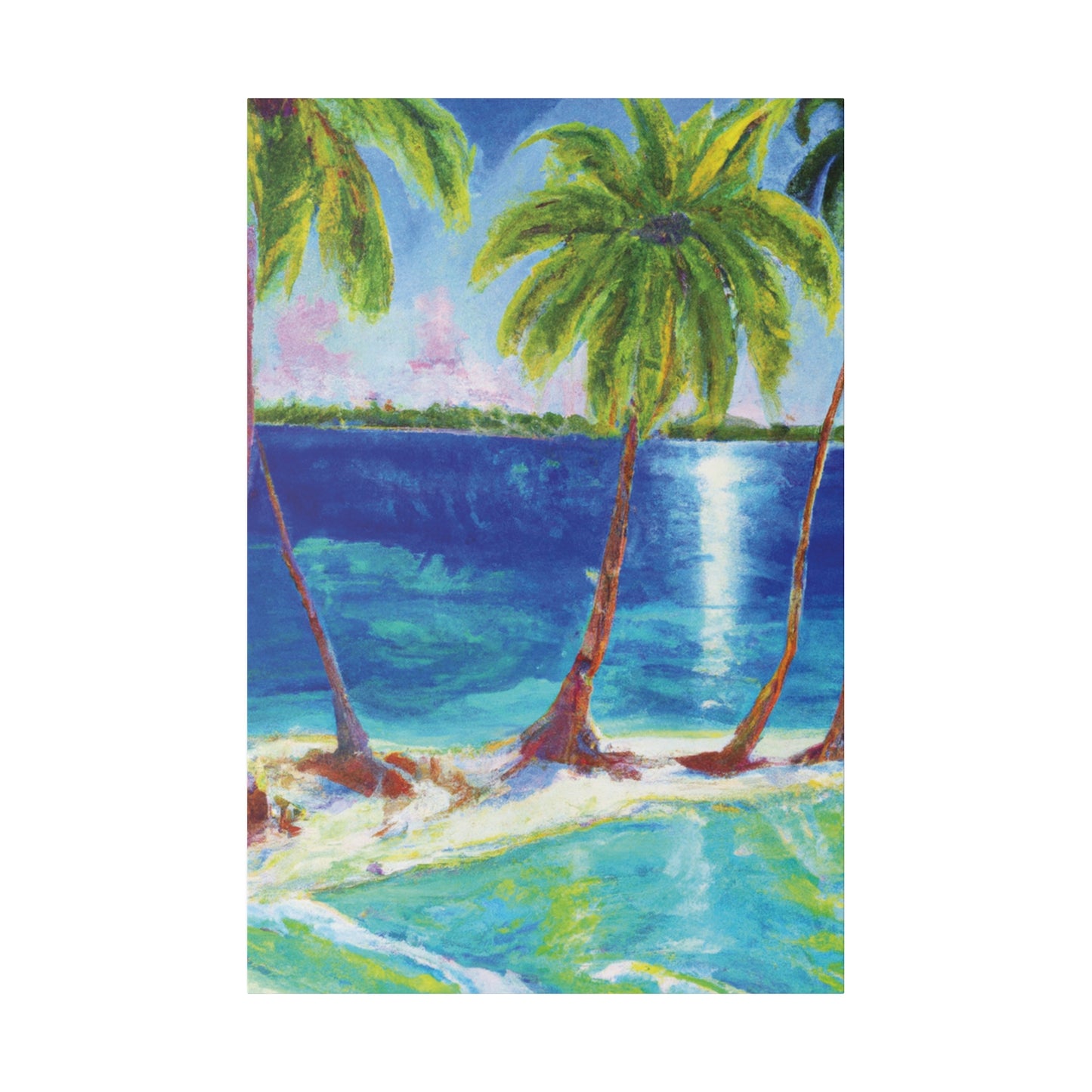 391F - Bahamas Ocean Painting Print | Bahamas | Ocean | Beach | Poster | Home Decor | Wall Art | Canvas