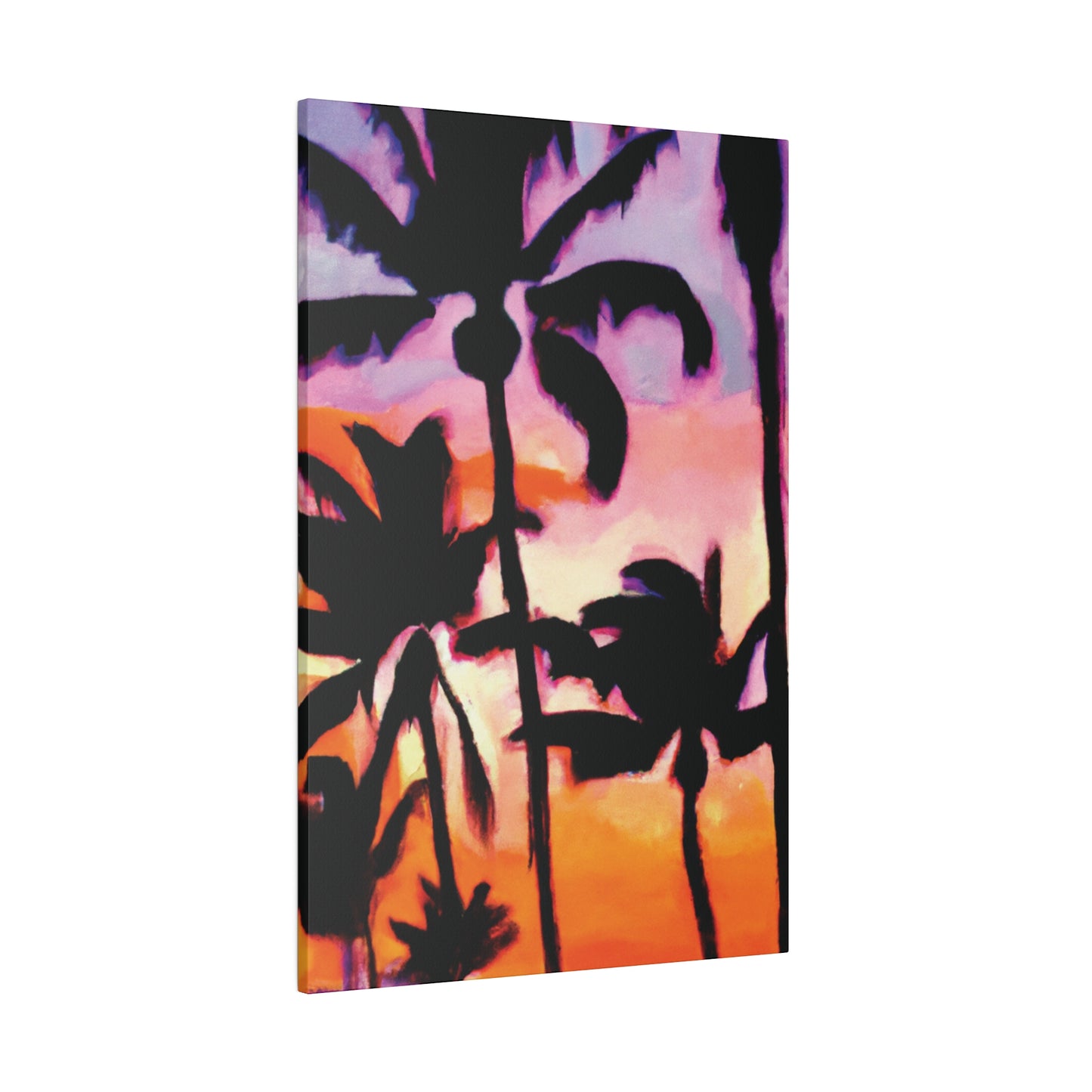 2090A - Miami Beach Sunset Painting Print | Miami | Beach | Sunset | Poster | Home Decor | Wall Art | Canvas