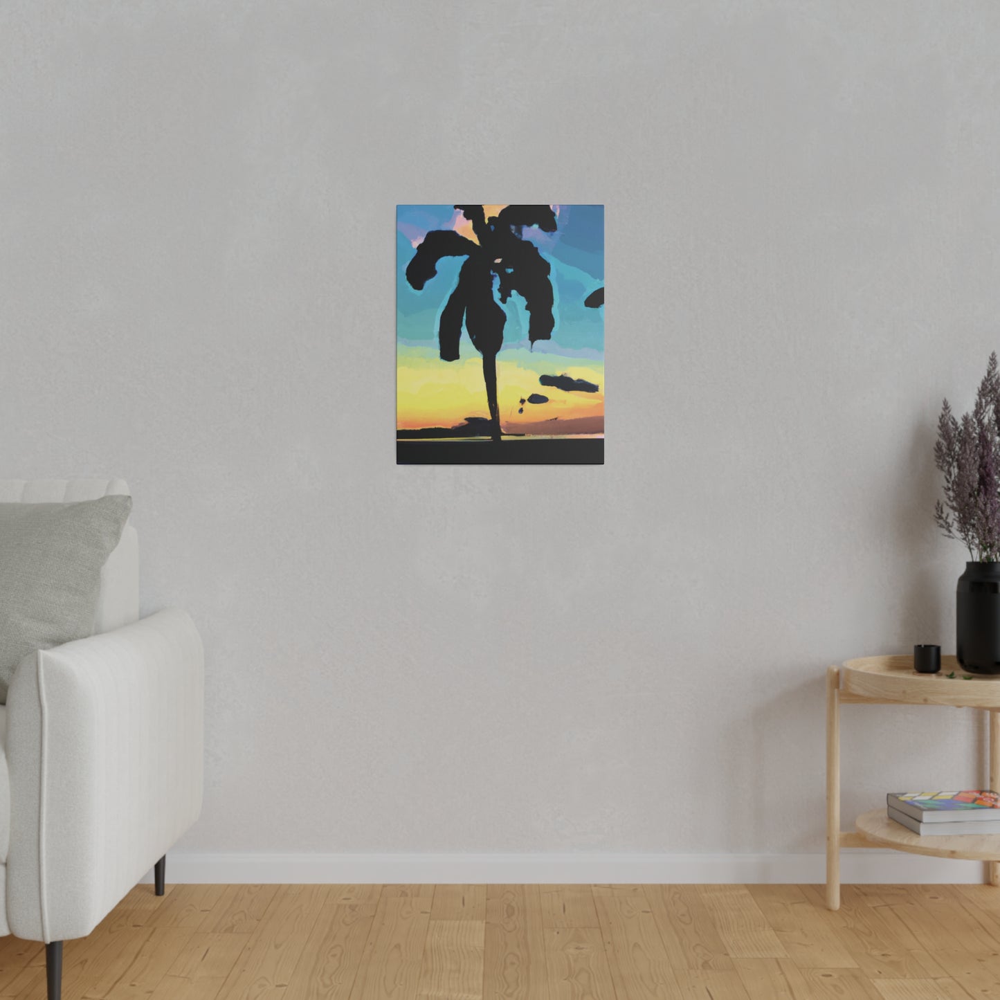 3232A - Miami Beach Sunset Painting Print | Miami | Beach | Sunset | Poster | Home Decor | Wall Art | Canvas