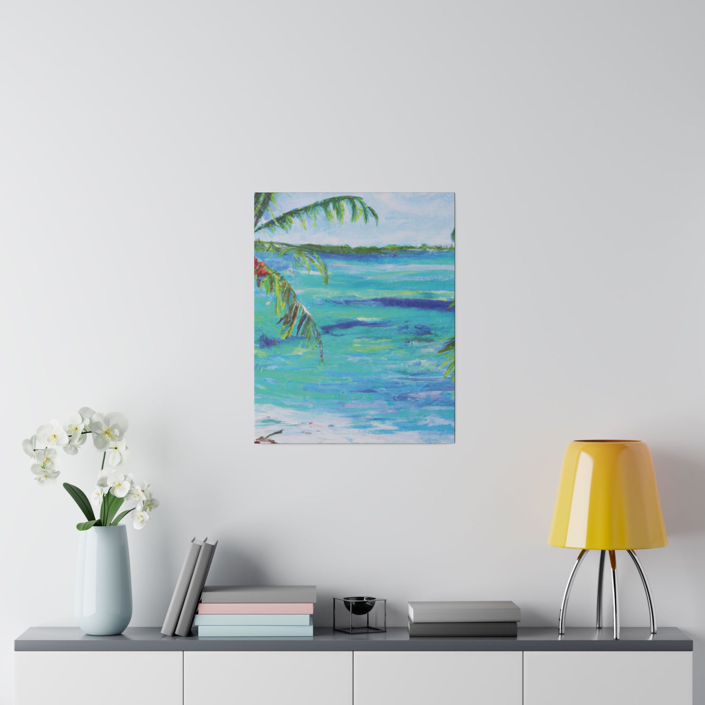 3158F - Bahamas Ocean Painting Print | Bahamas | Ocean | Beach | Poster | Home Decor | Wall Art | Canvas