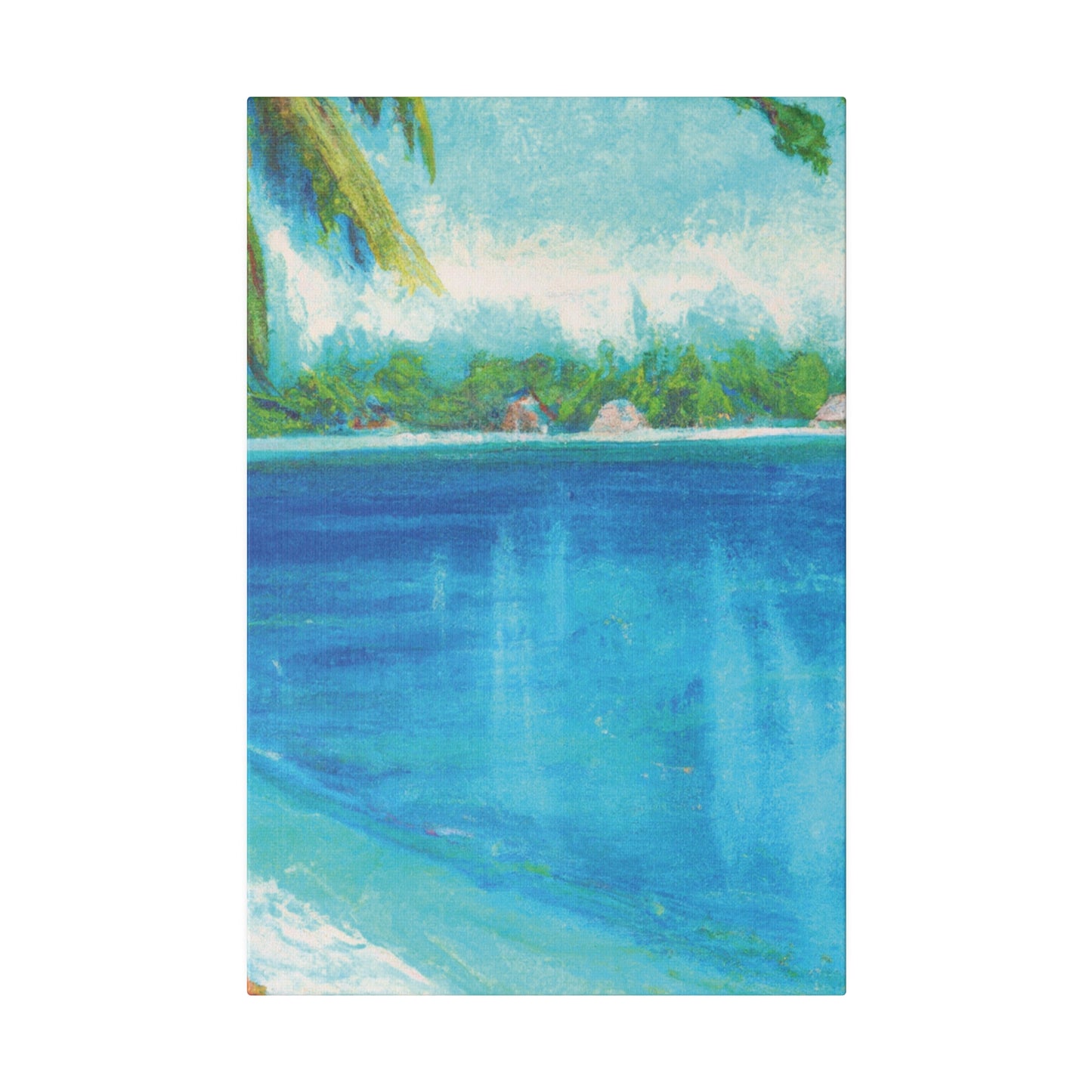 3198N - Bahamas Ocean Painting Print | Bahamas | Ocean | Beach | Poster | Home Decor | Wall Art | Canvas
