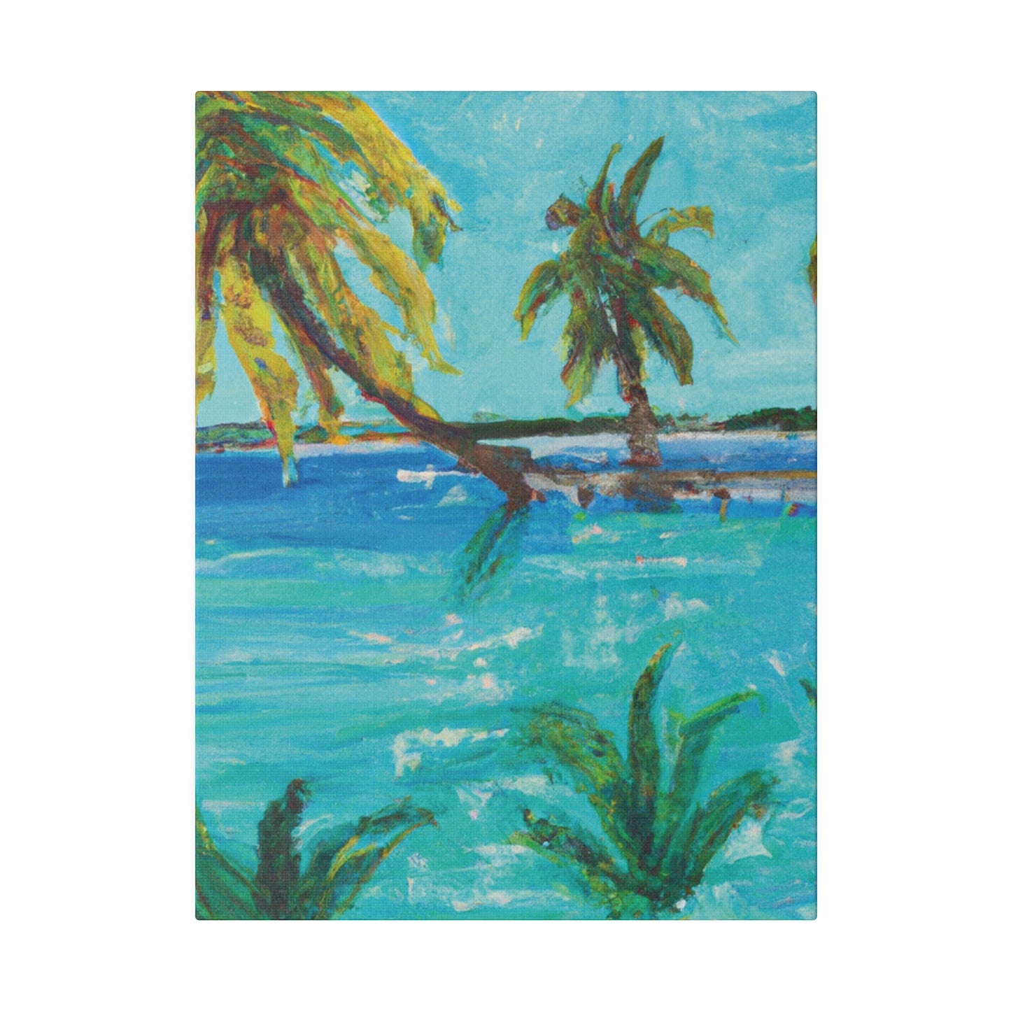 3256T - Bahamas Ocean Painting Print | Bahamas | Ocean | Beach | Poster | Home Decor | Wall Art | Canvas