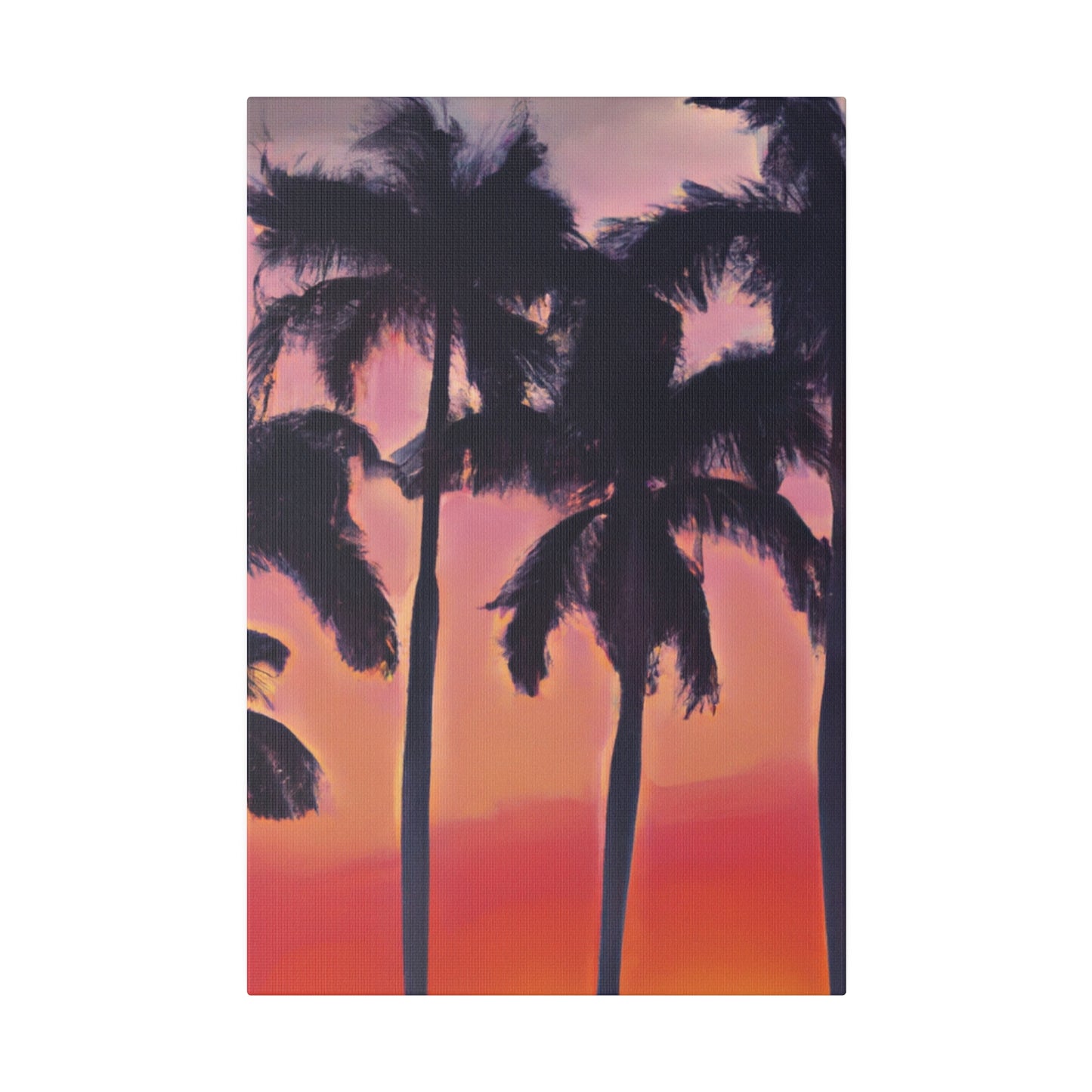 7239V - Miami Beach Sunset Painting Print | Miami | Beach | Sunset | Poster | Home Decor | Wall Art | Canvas