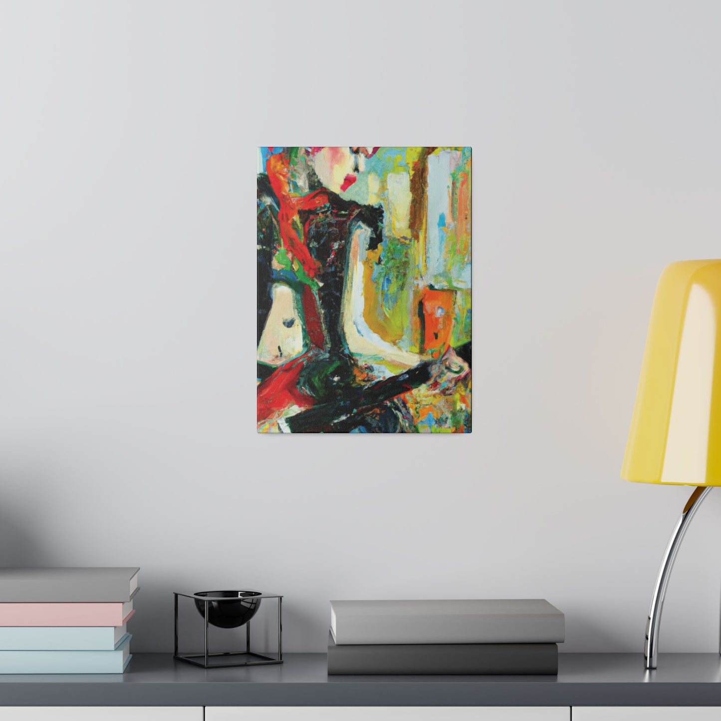 4824H - Rockstar Oil Painting Style Print | Poster | Home Decor | Wall Art | Music Art | Canvas