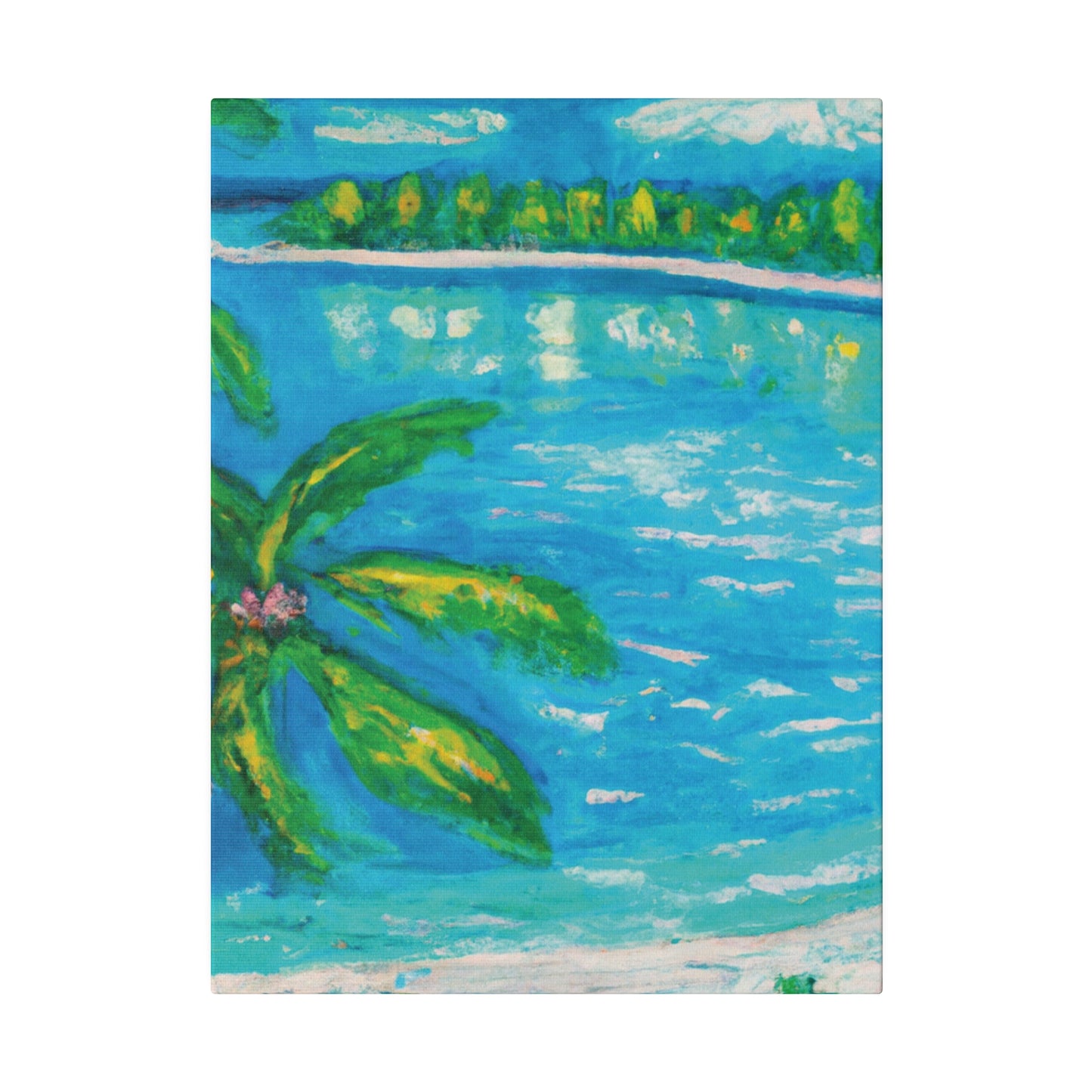 8776T - Bahamas Ocean Painting Print | Bahamas | Ocean | Beach | Poster | Home Decor | Wall Art | Canvas