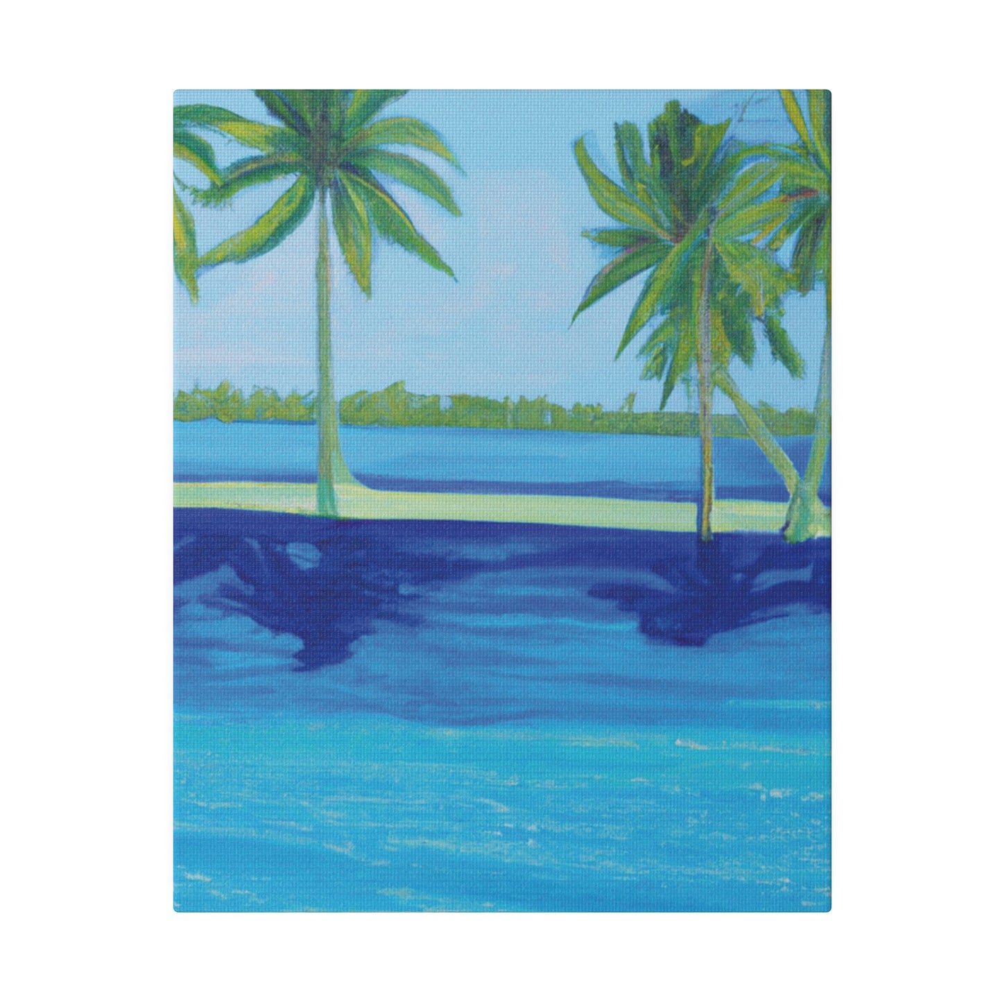 9589F - Bahamas Ocean Painting Print | Bahamas | Ocean | Beach | Poster | Home Decor | Wall Art | Canvas