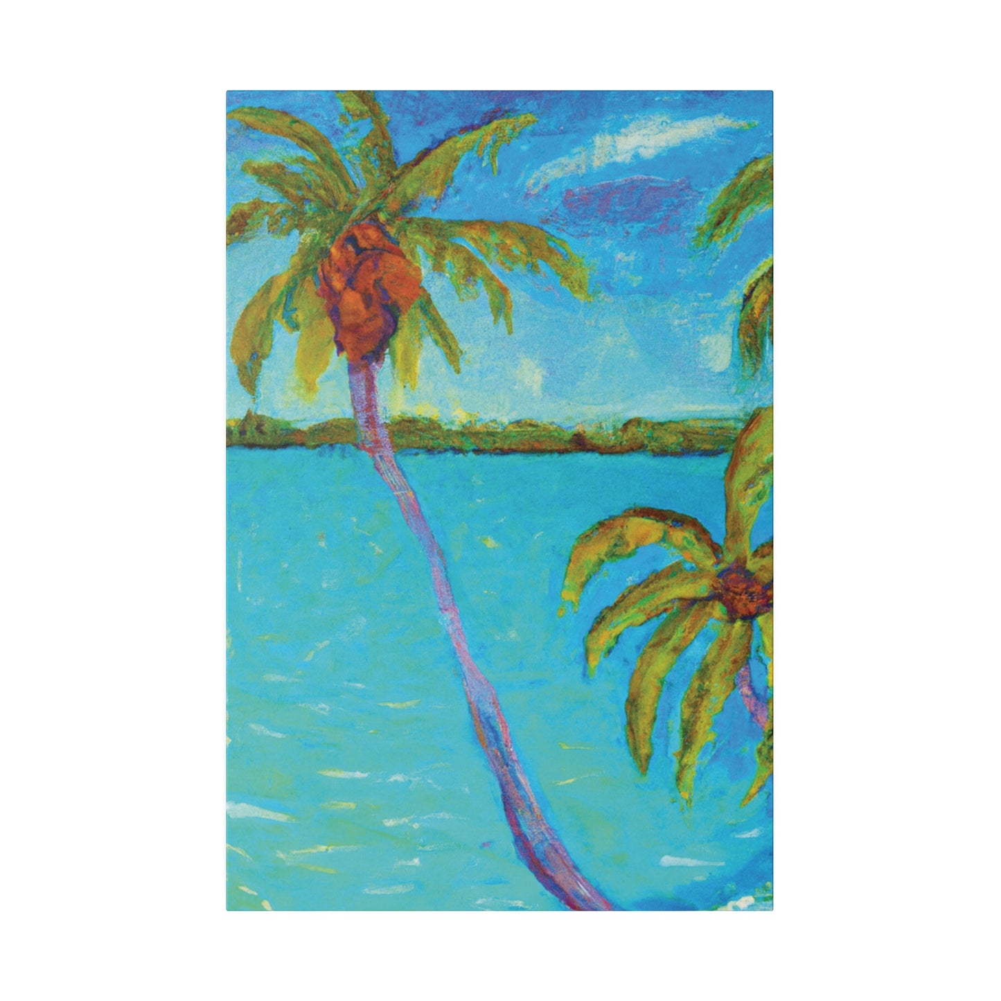 4676F - Bahamas Ocean Painting Print | Bahamas | Ocean | Beach | Poster | Home Decor | Wall Art | Canvas