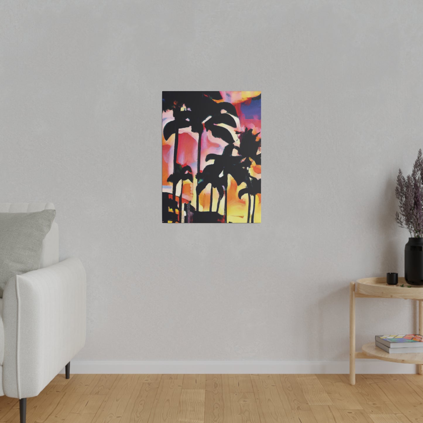 4986G - Miami Beach Sunset Painting Print | Miami | Beach | Sunset | Poster | Home Decor | Wall Art | Canvas