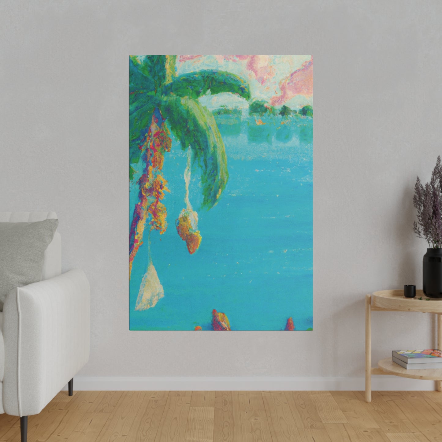 7357A - Bahamas Ocean Painting Print | Bahamas | Ocean | Beach | Poster | Home Decor | Wall Art | Canvas