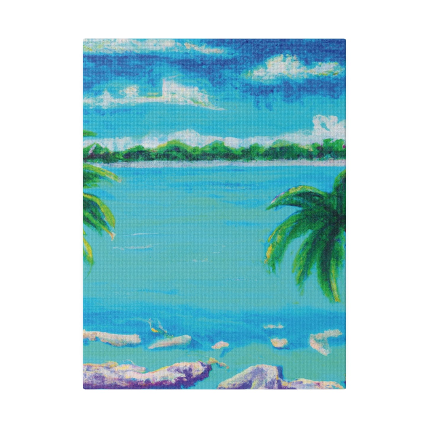 9293Y - Bahamas Ocean Painting Print | Bahamas | Ocean | Beach | Poster | Home Decor | Wall Art | Canvas