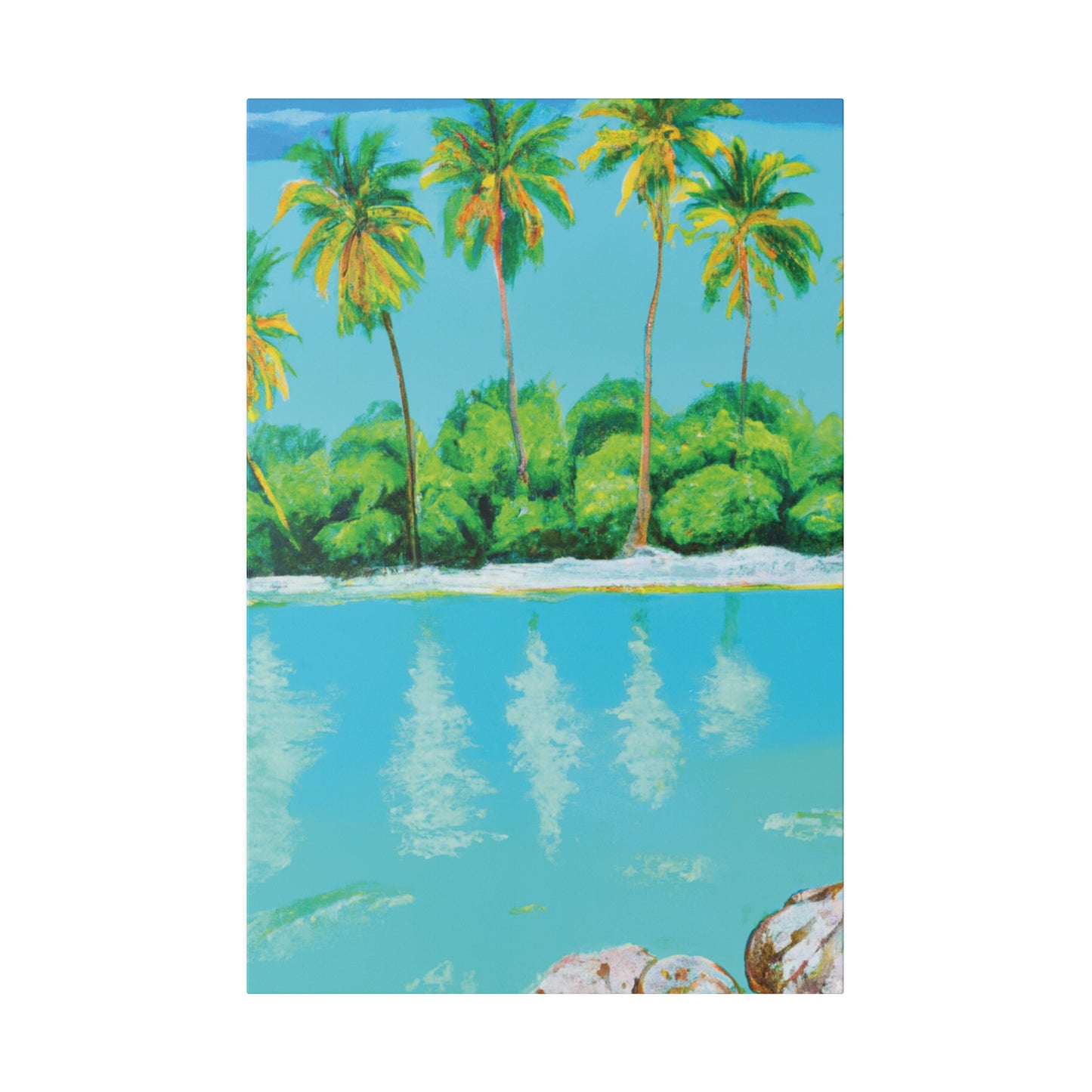 7552U - Bahamas Ocean Painting Print | Bahamas | Ocean | Beach | Poster | Home Decor | Wall Art | Canvas