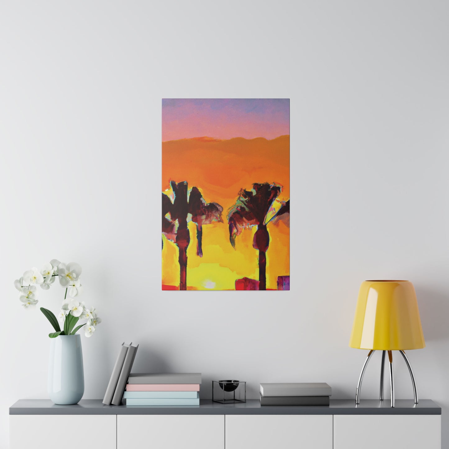 9347V - Miami Beach Sunset Painting Print | Miami | Beach | Sunset | Poster | Home Decor | Wall Art | Canvas