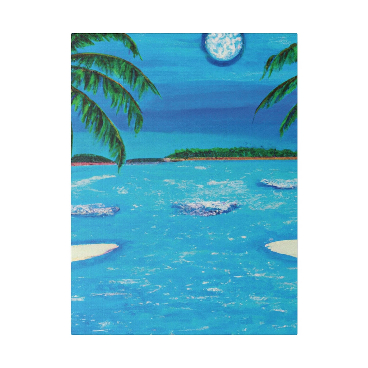 7239Z - Bahamas Ocean Painting Print | Bahamas | Ocean | Beach | Poster | Home Decor | Wall Art | Canvas