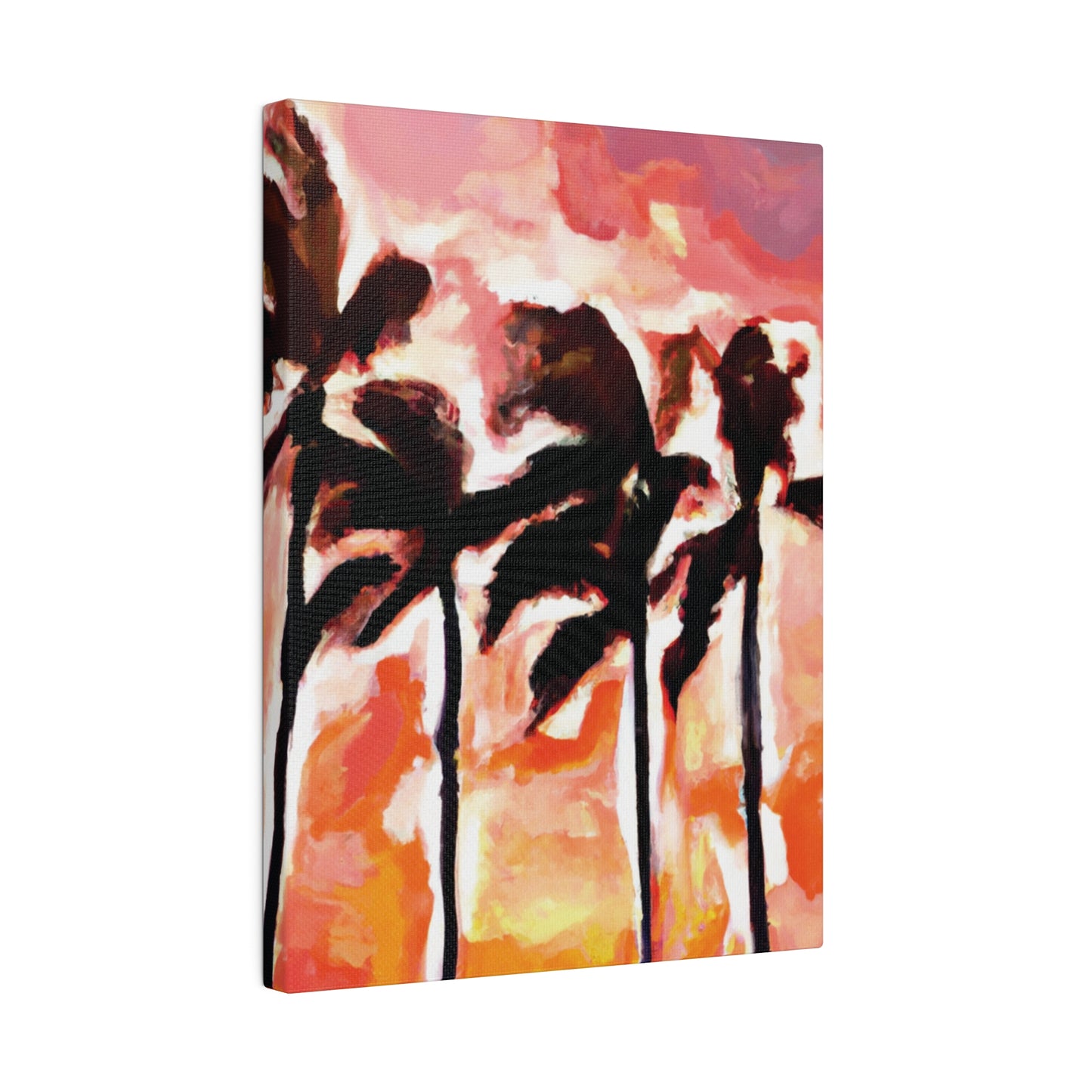 6129V - Miami Beach Sunset Painting Print | Miami | Beach | Sunset | Poster | Home Decor | Wall Art | Canvas