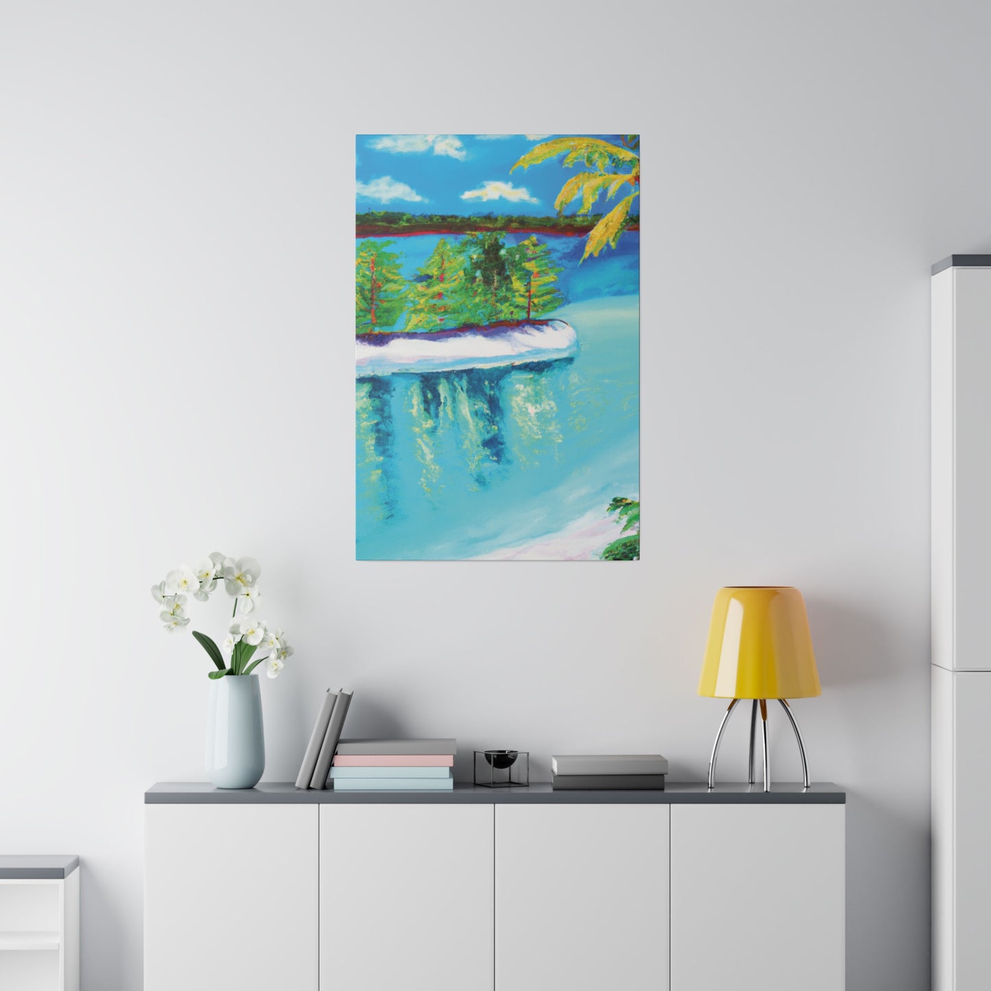 7186C - Bahamas Ocean Painting Print | Bahamas | Ocean | Beach | Poster | Home Decor | Wall Art | Canvas