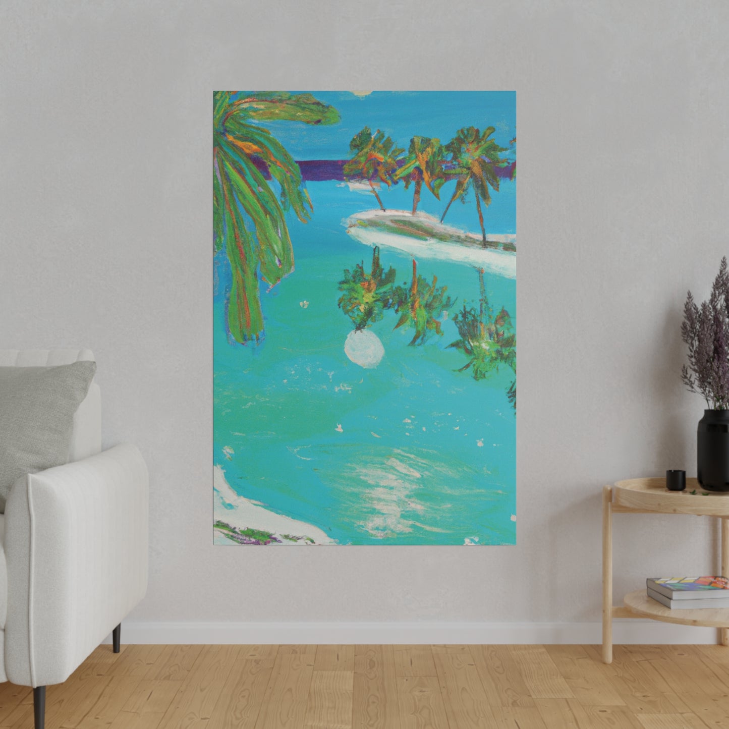 9652Q - Bahamas Ocean Painting Print | Bahamas | Ocean | Beach | Poster | Home Decor | Wall Art | Canvas