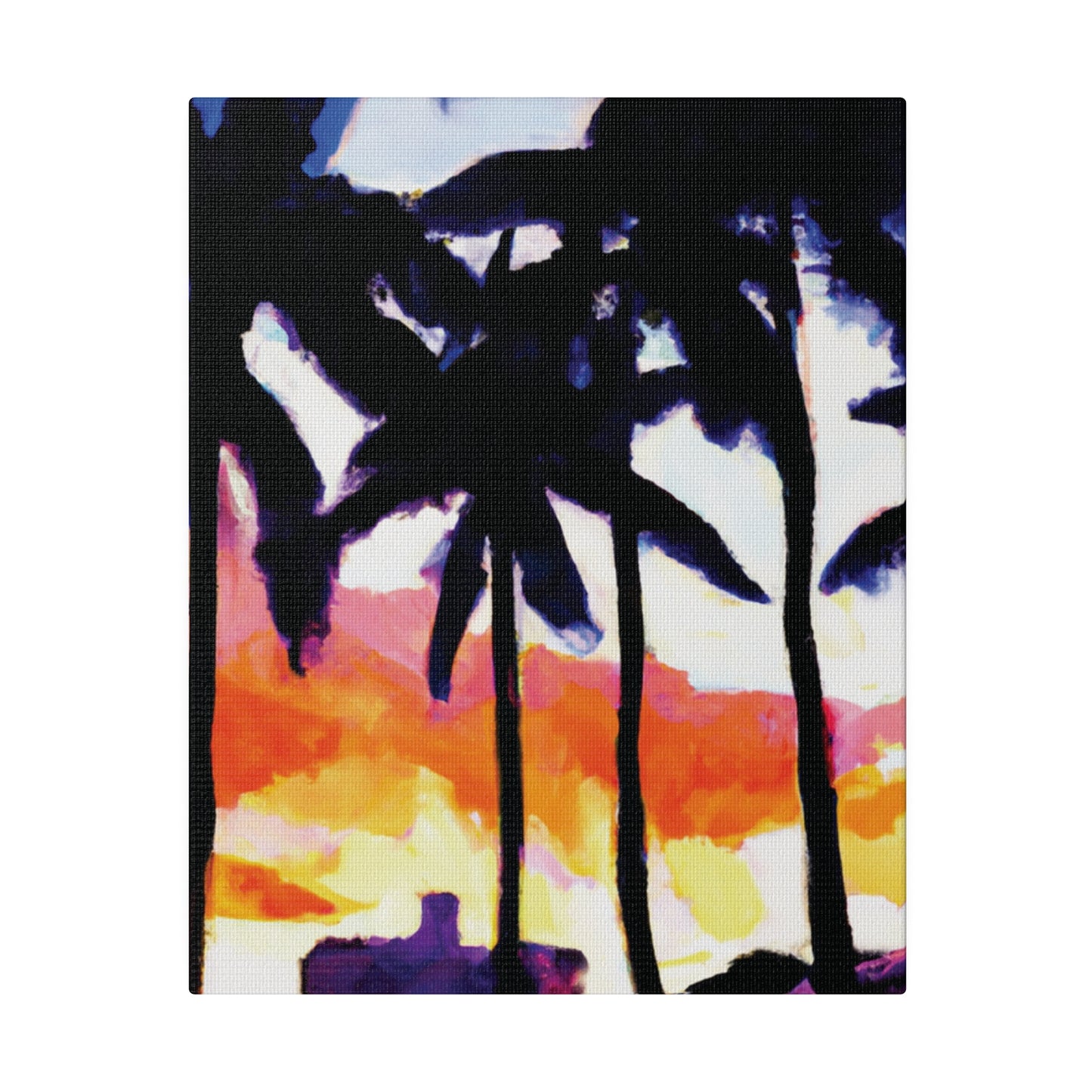 5637U - Miami Beach Sunset Painting Print | Miami | Beach | Sunset | Poster | Home Decor | Wall Art | Canvas