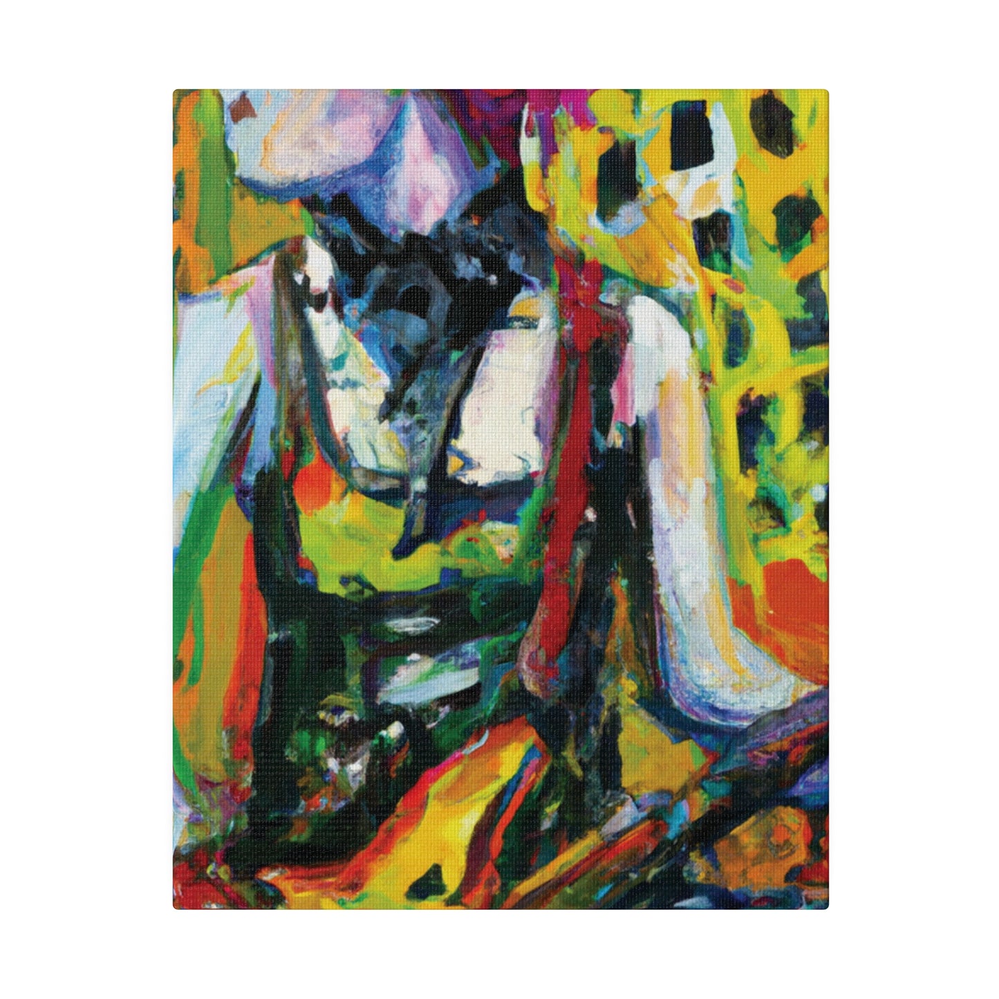 4793Z - Rockstar Oil Painting Style Print | Poster | Home Decor | Wall Art | Music Art | Canvas