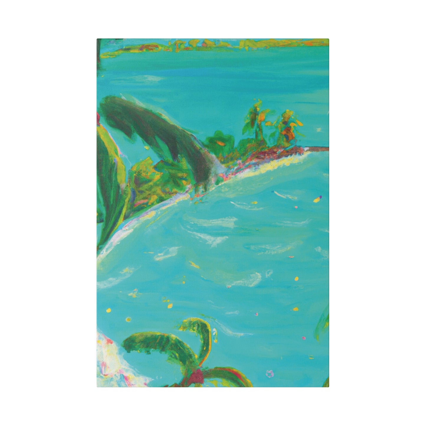 1935K - Bahamas Ocean Painting Print | Bahamas | Ocean | Beach | Poster | Home Decor | Wall Art | Canvas