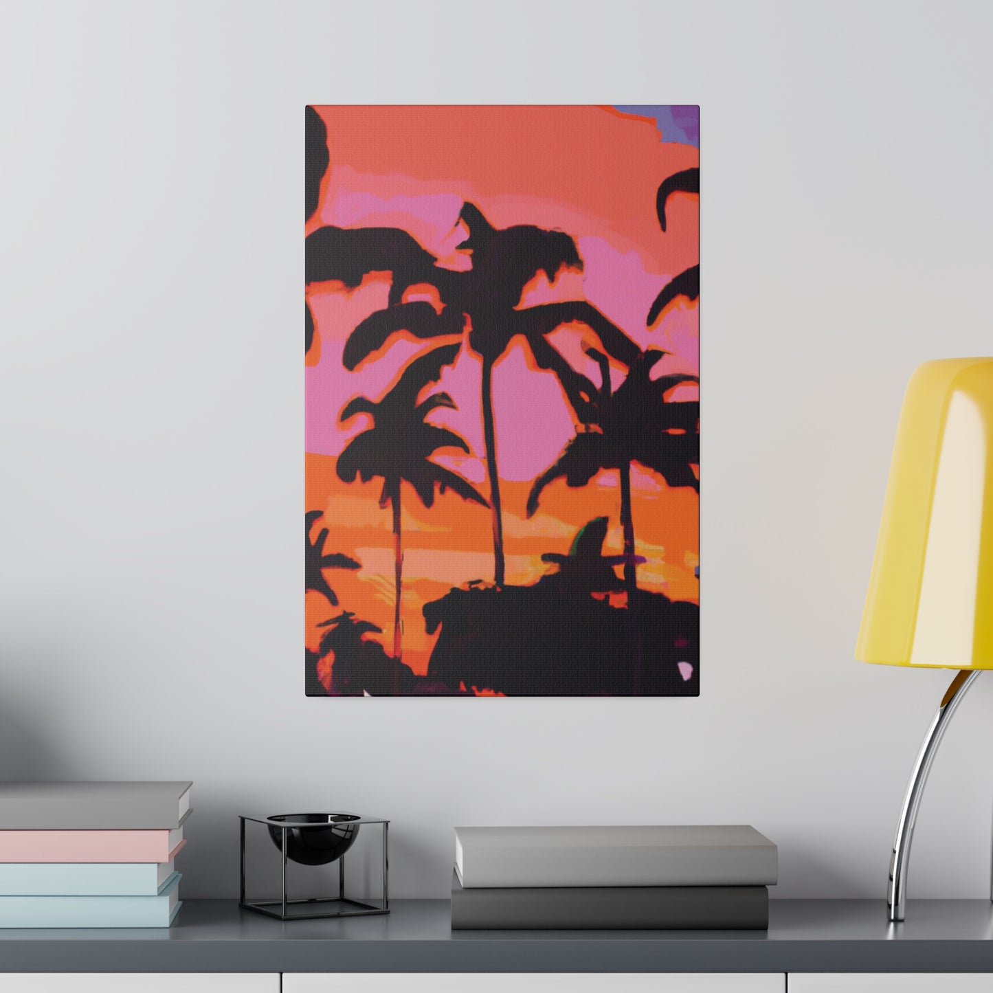 6226X - Miami Beach Sunset Painting Print | Miami | Beach | Sunset | Poster | Home Decor | Wall Art | Canvas