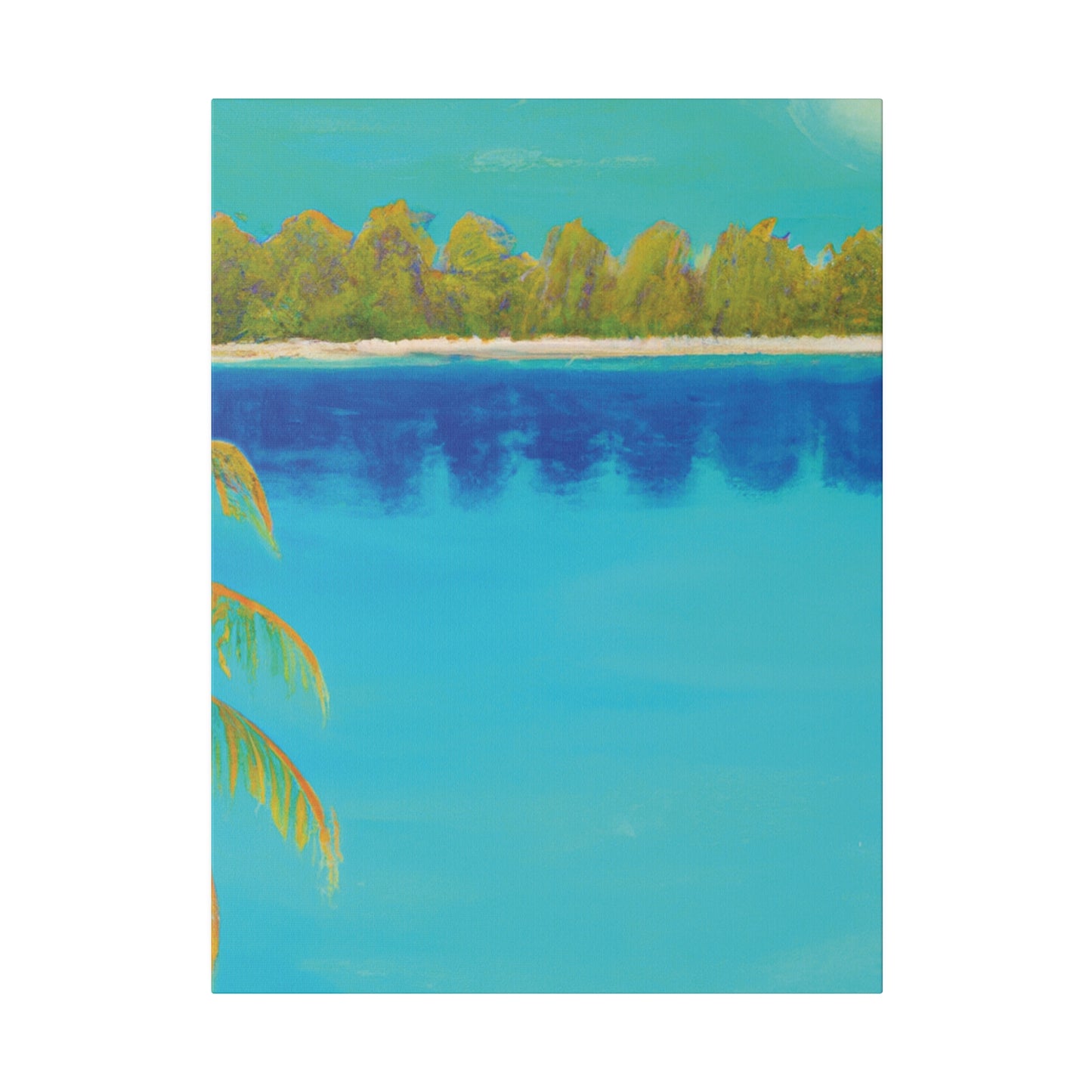 9134K - Bahamas Ocean Painting Print | Bahamas | Ocean | Beach | Poster | Home Decor | Wall Art | Canvas