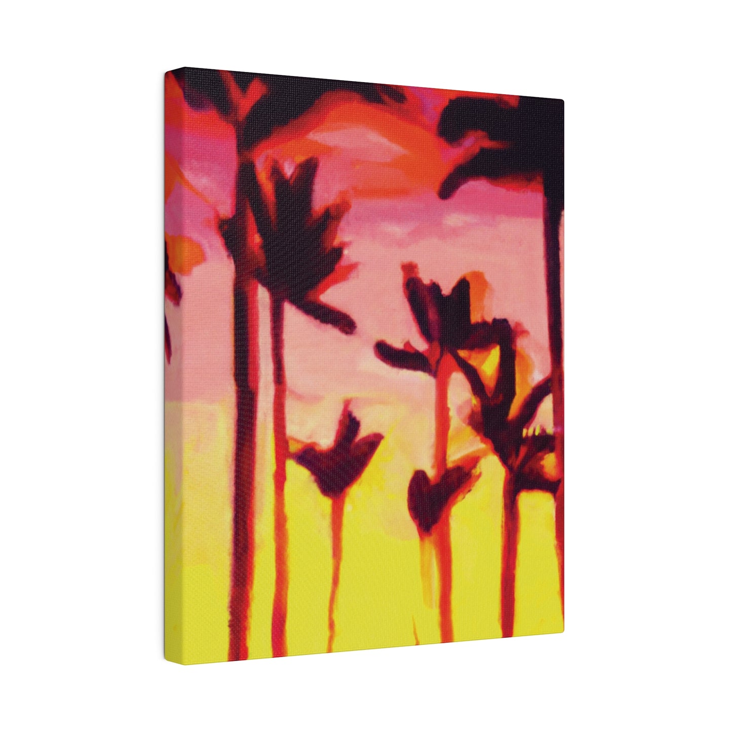 2249A - Miami Beach Sunset Painting Print | Miami | Beach | Sunset | Poster | Home Decor | Wall Art | Canvas