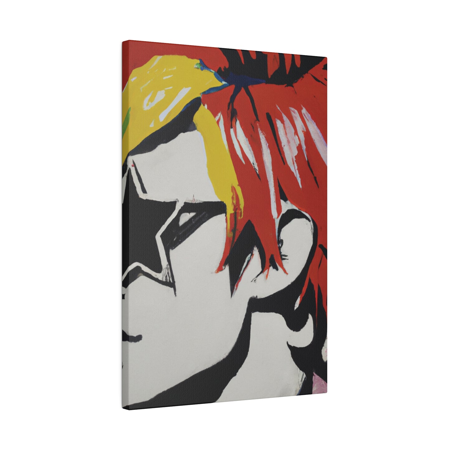 2697V - Rockstar Painting Print | Face | Abstract | Poster | Home Decor | Wall Art | Music Art | Canvas