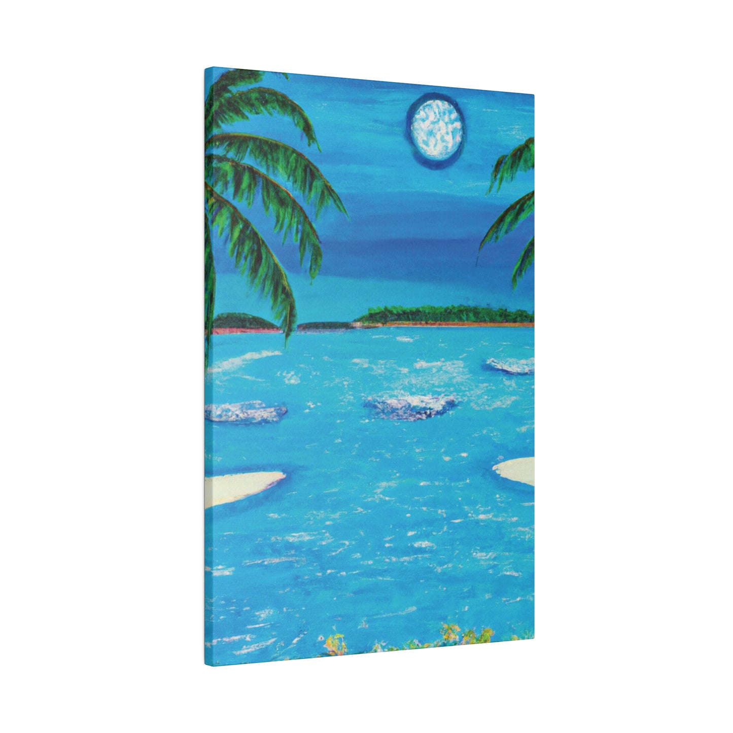 7239Z - Bahamas Ocean Painting Print | Bahamas | Ocean | Beach | Poster | Home Decor | Wall Art | Canvas