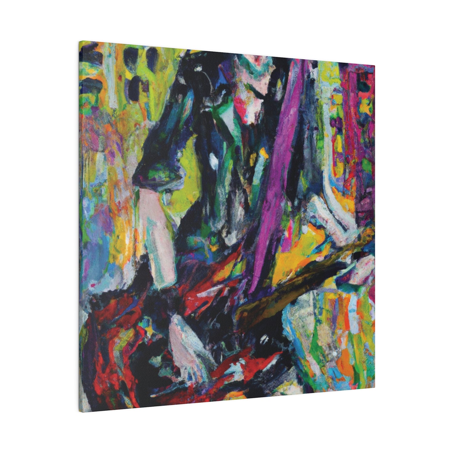 5521G - Rockstar Oil Painting Style Print | Poster | Home Decor | Wall Art | Music Art | Canvas
