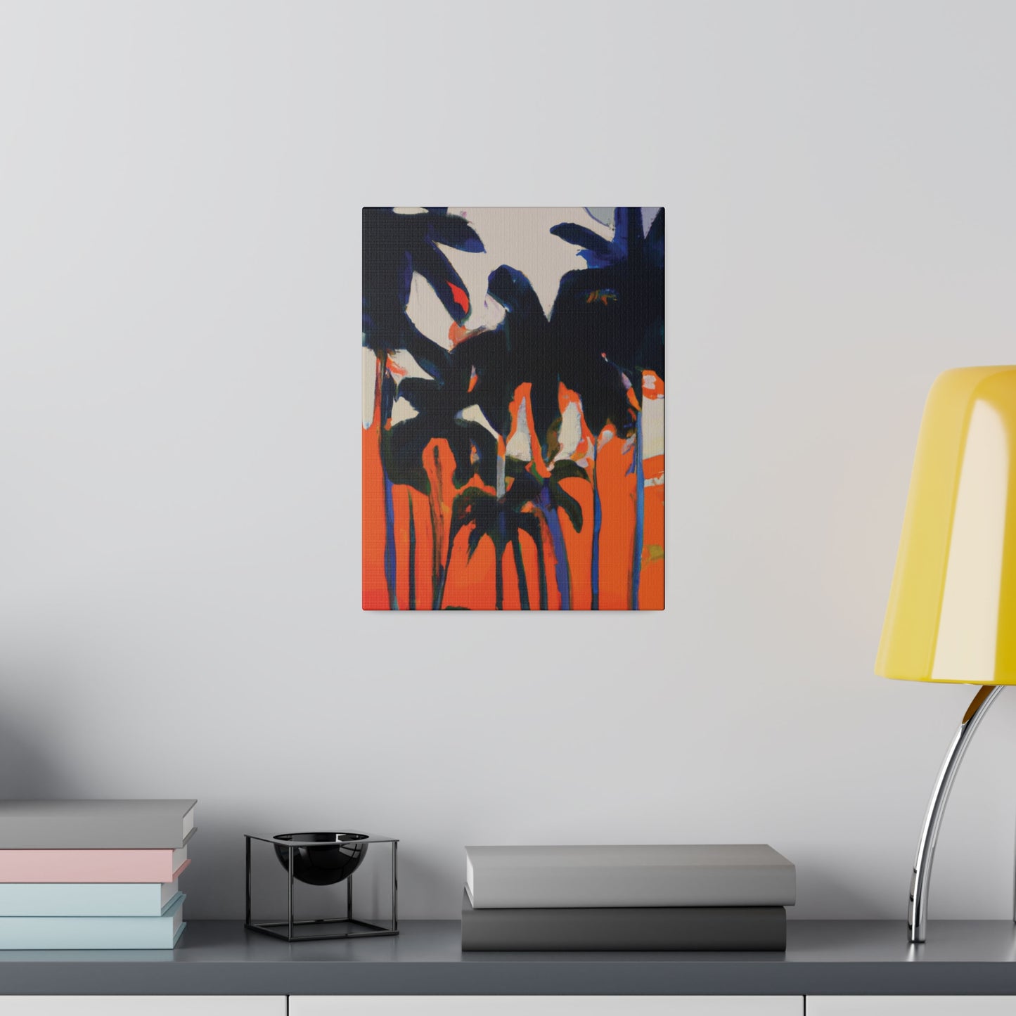 7345M - Miami Beach Sunset Painting Print | Miami | Beach | Sunset | Poster | Home Decor | Wall Art | Canvas