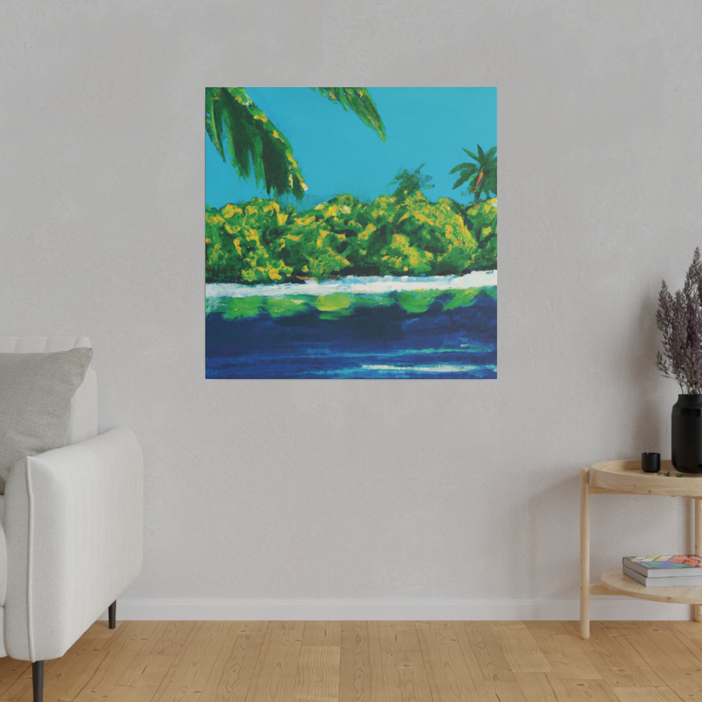 2473X - Bahamas Ocean Painting Print | Bahamas | Ocean | Beach | Poster | Home Decor | Wall Art | Canvas