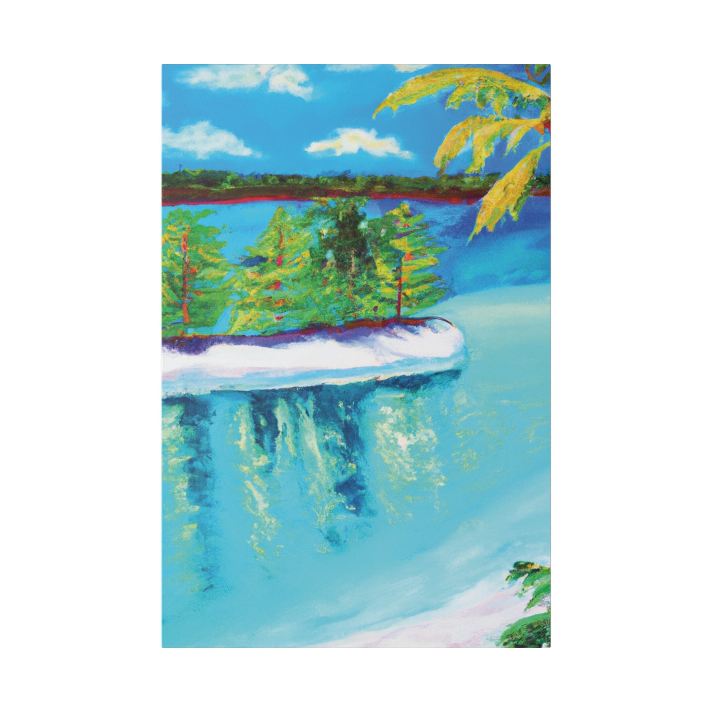 7186C - Bahamas Ocean Painting Print | Bahamas | Ocean | Beach | Poster | Home Decor | Wall Art | Canvas