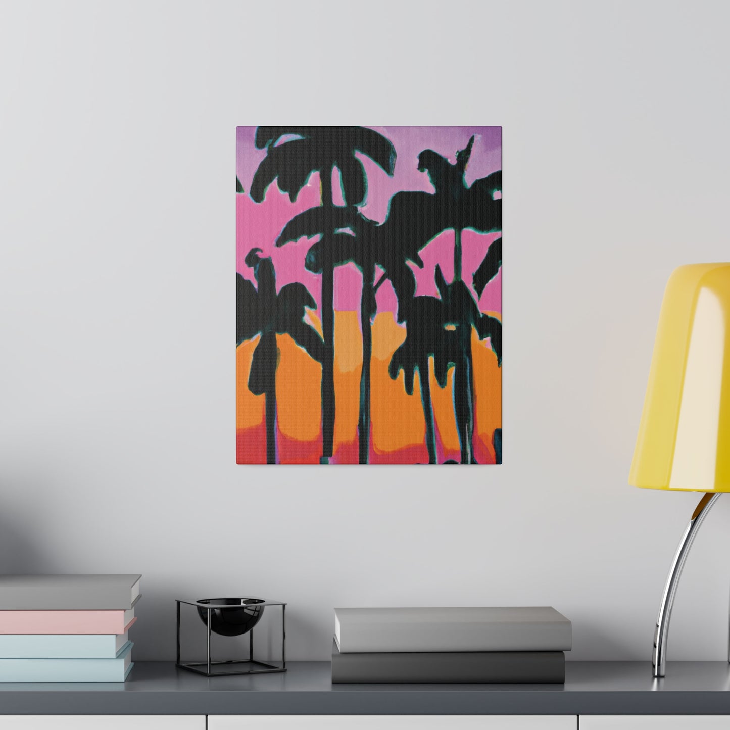 5108P - Miami Beach Sunset Painting Print | Miami | Beach | Sunset | Poster | Home Decor | Wall Art | Canvas