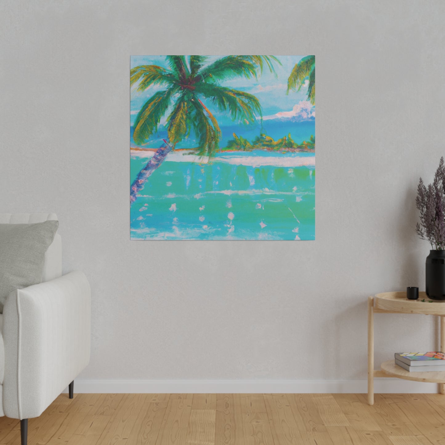 9452K - Bahamas Ocean Painting Print | Bahamas | Ocean | Beach | Poster | Home Decor | Wall Art | Canvas