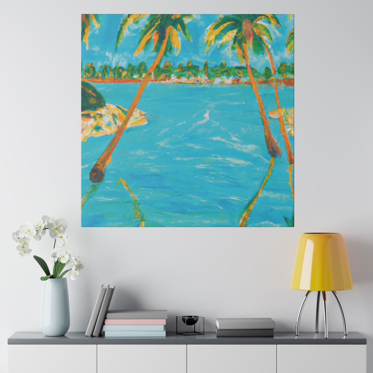 4338G - Bahamas Ocean Painting Print | Bahamas | Ocean | Beach | Poster | Home Decor | Wall Art | Canvas