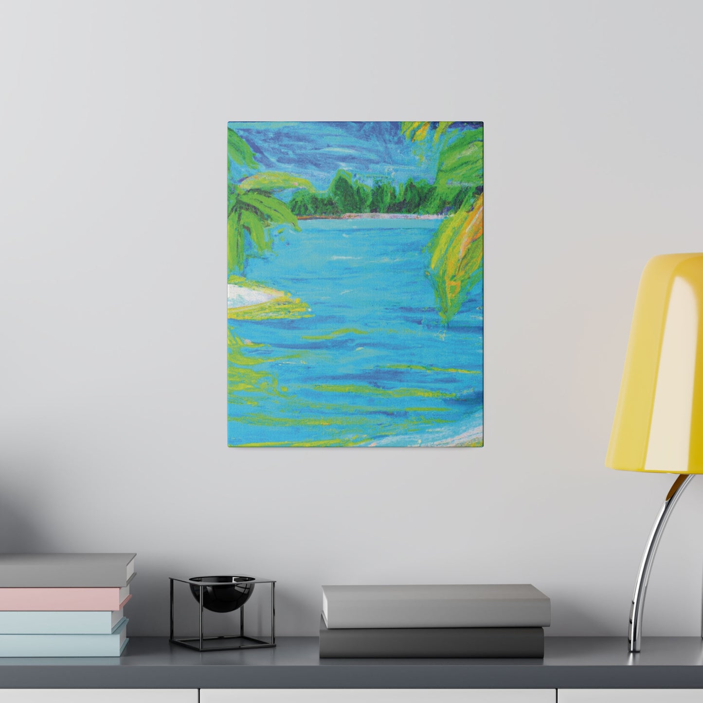 9709k - Bahamas Ocean Painting Print | Bahamas | Ocean | Beach | Poster | Home Decor | Wall Art | Canvas