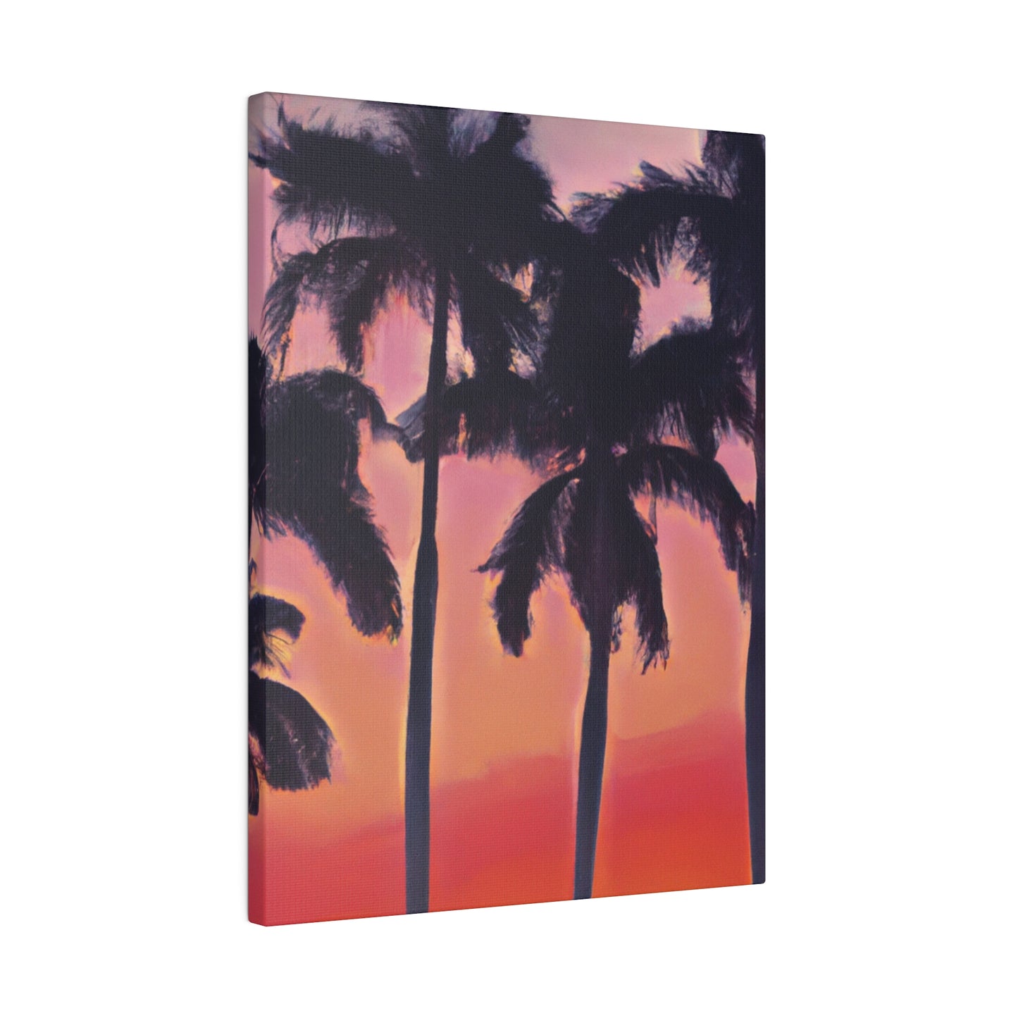 7239V - Miami Beach Sunset Painting Print | Miami | Beach | Sunset | Poster | Home Decor | Wall Art | Canvas