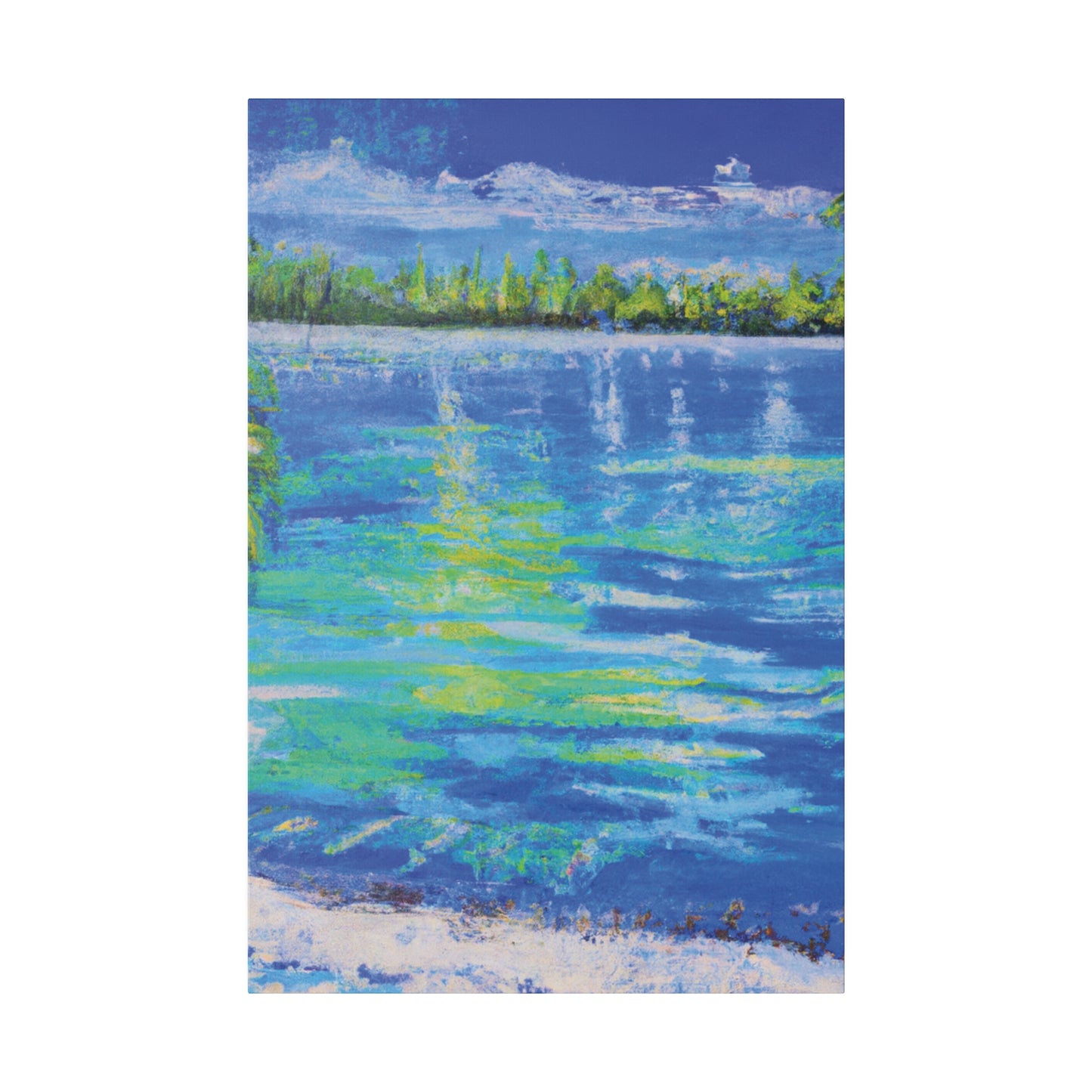 7692N - Bahamas Ocean Painting Print | Bahamas | Ocean | Beach | Poster | Home Decor | Wall Art | Canvas