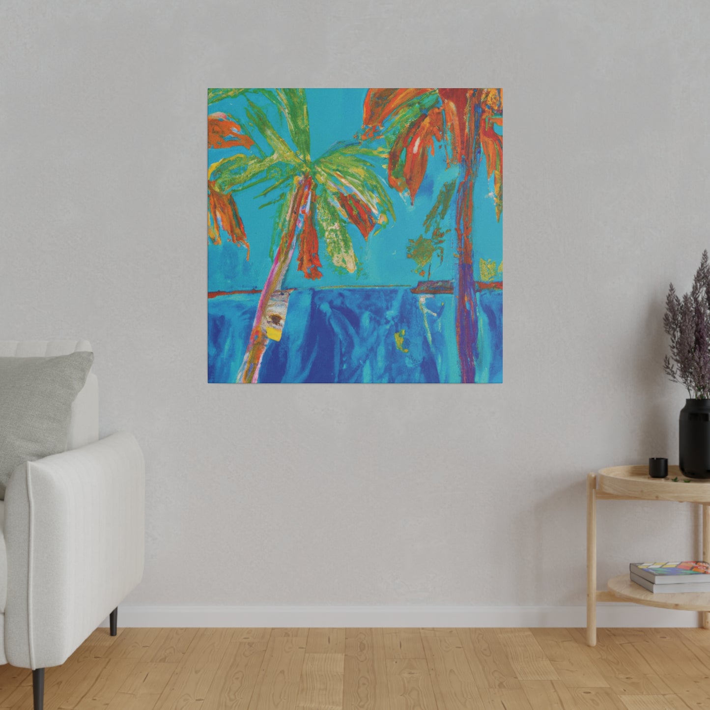 7834J - Bahamas Ocean Painting Print | Bahamas | Ocean | Beach | Poster | Home Decor | Wall Art | Canvas