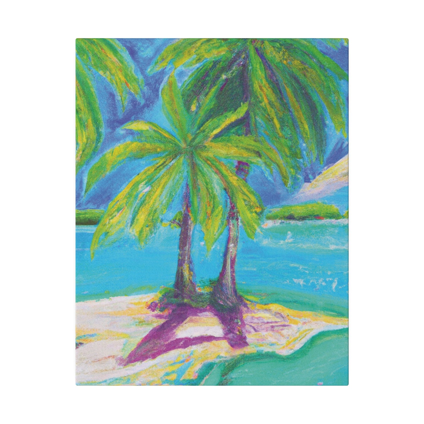 6632P - Bahamas Ocean Painting Print | Bahamas | Ocean | Beach | Poster | Home Decor | Wall Art | Canvas